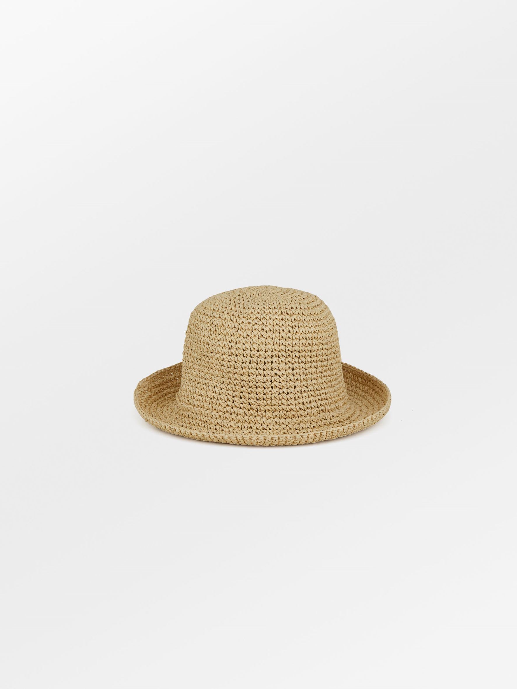 Solid Saverina Straw Hat Clothing   - Becksöndergaard