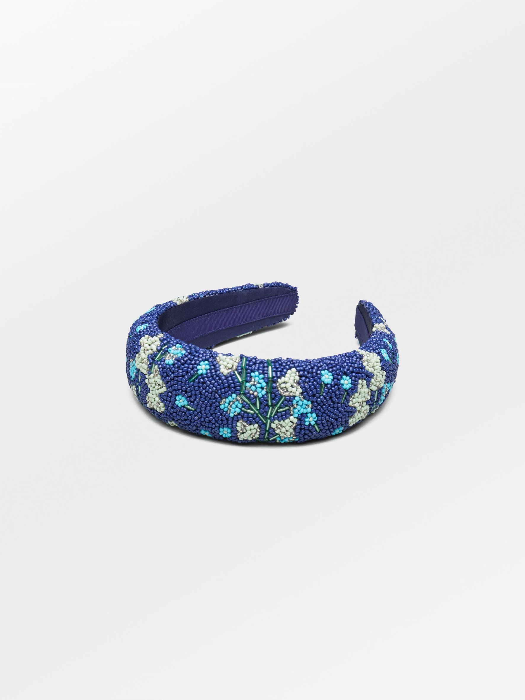 Saga Wide Beaded Hairbrace OneSize - Becksöndergaard