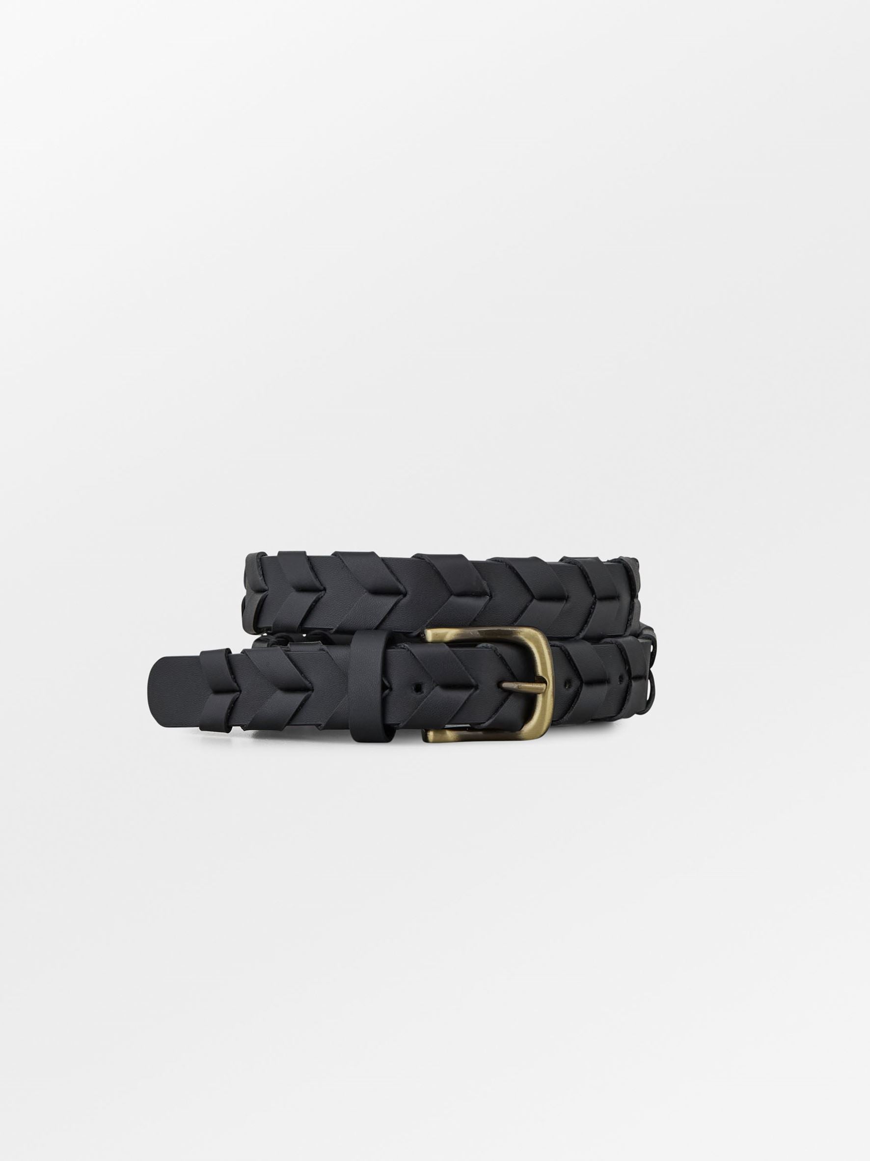 Braided Lena Leather Belt Clothing - Becksöndergaard