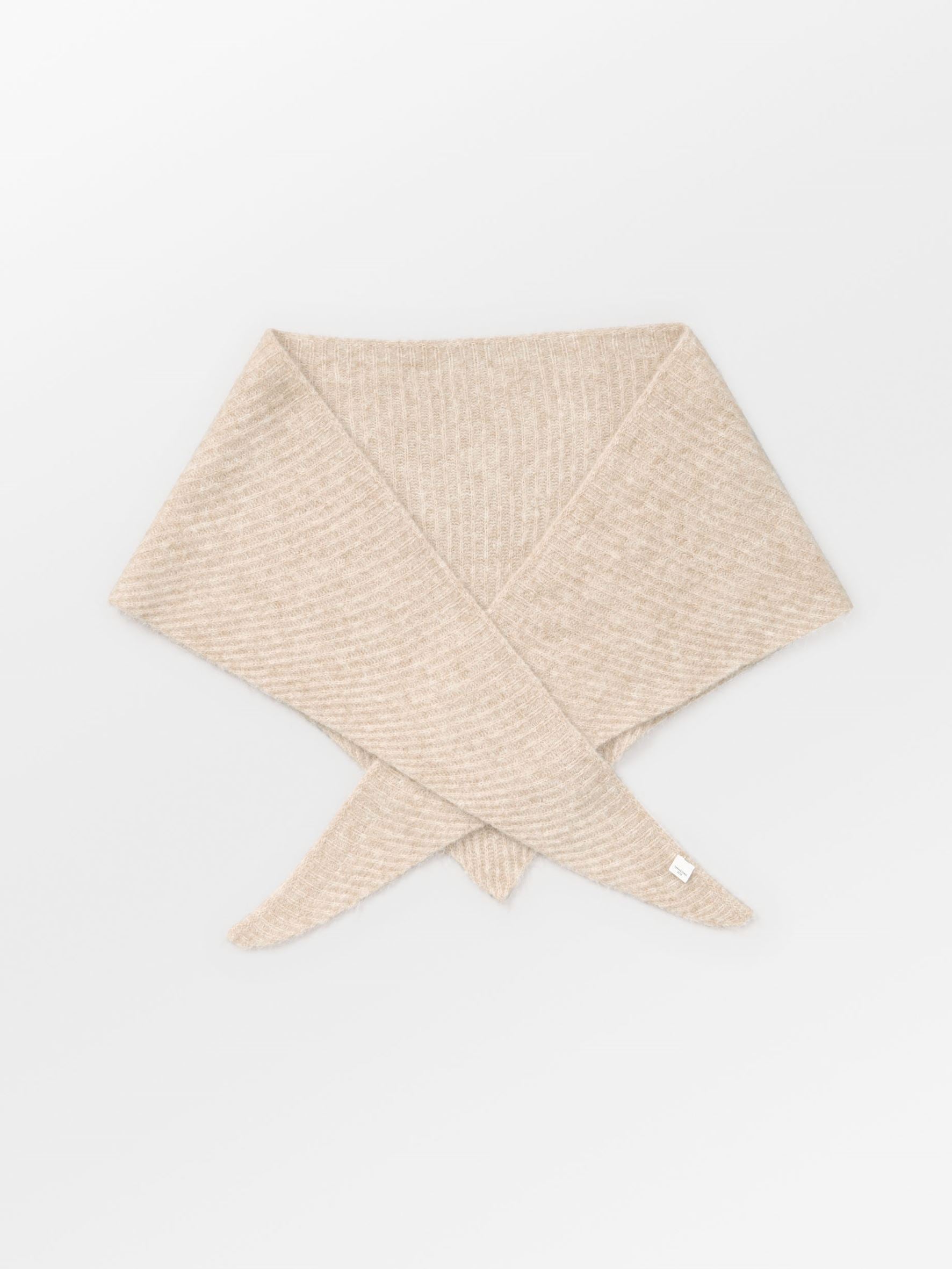 Becksöndergaard, Alpaca-Wool Triangle Scarf - Simply Taupe Beige, winter accessories, winter accessories
