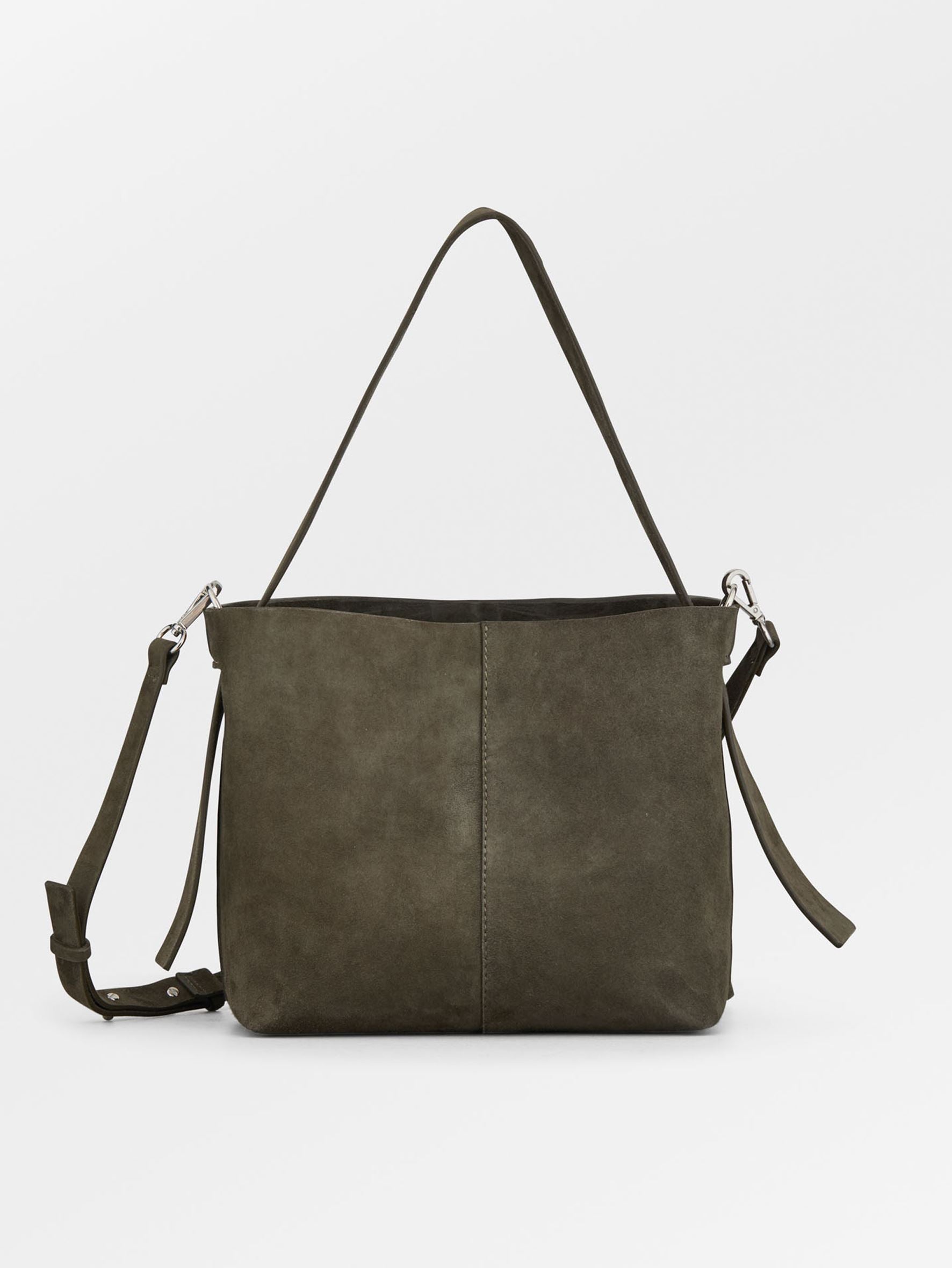 Suede Fraya Small Crossbody Bag - Green OneSize   - Becksöndergaard