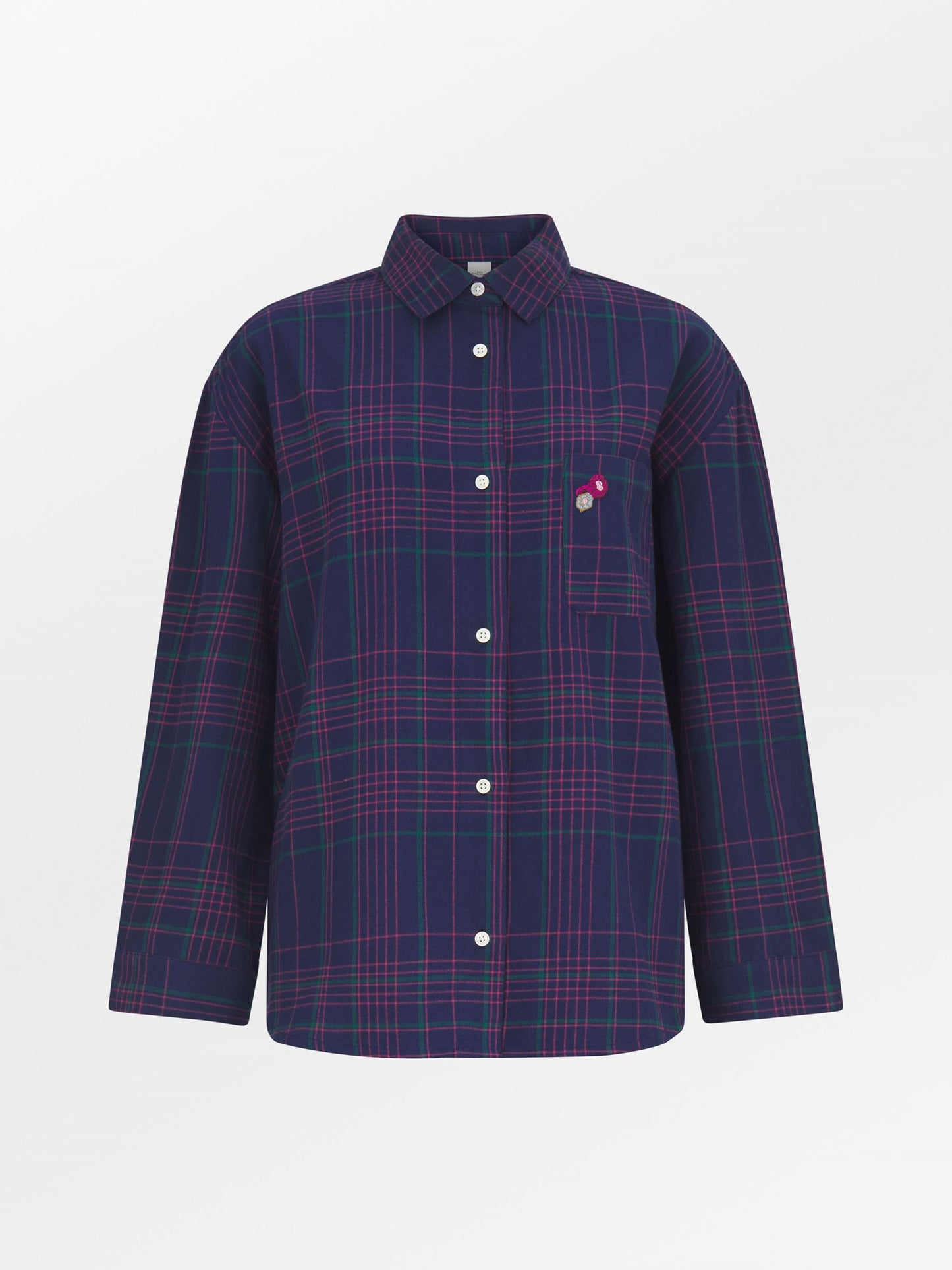 Flannel Gridy Pyjamas Shirt Clothing - Becksöndergaard