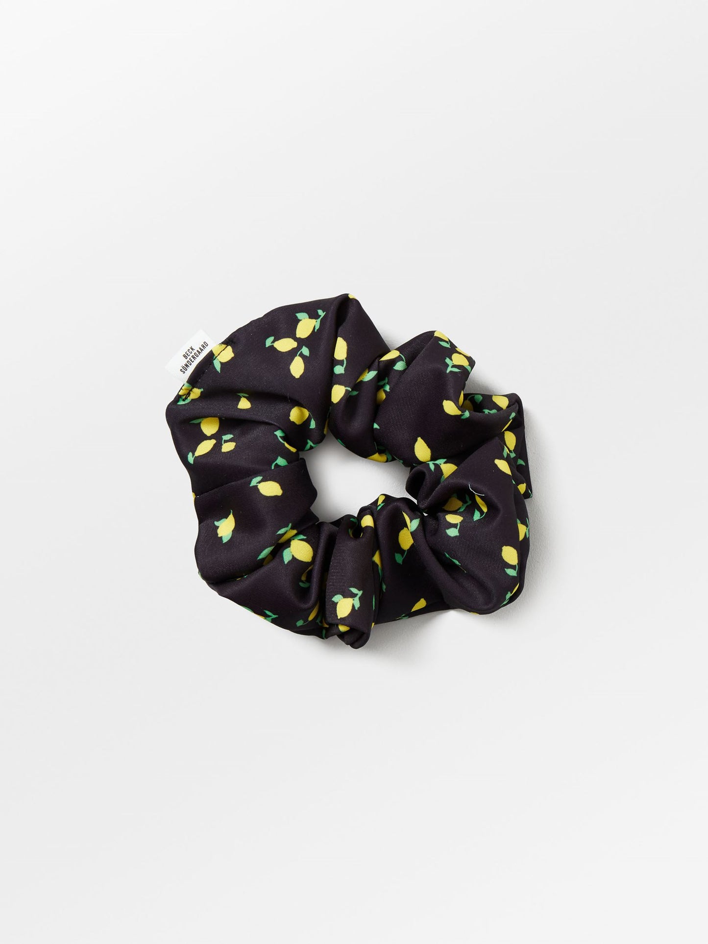 Becksöndergaard, Limone Scrunchie - Black, archive, archive, sale, sale, archive