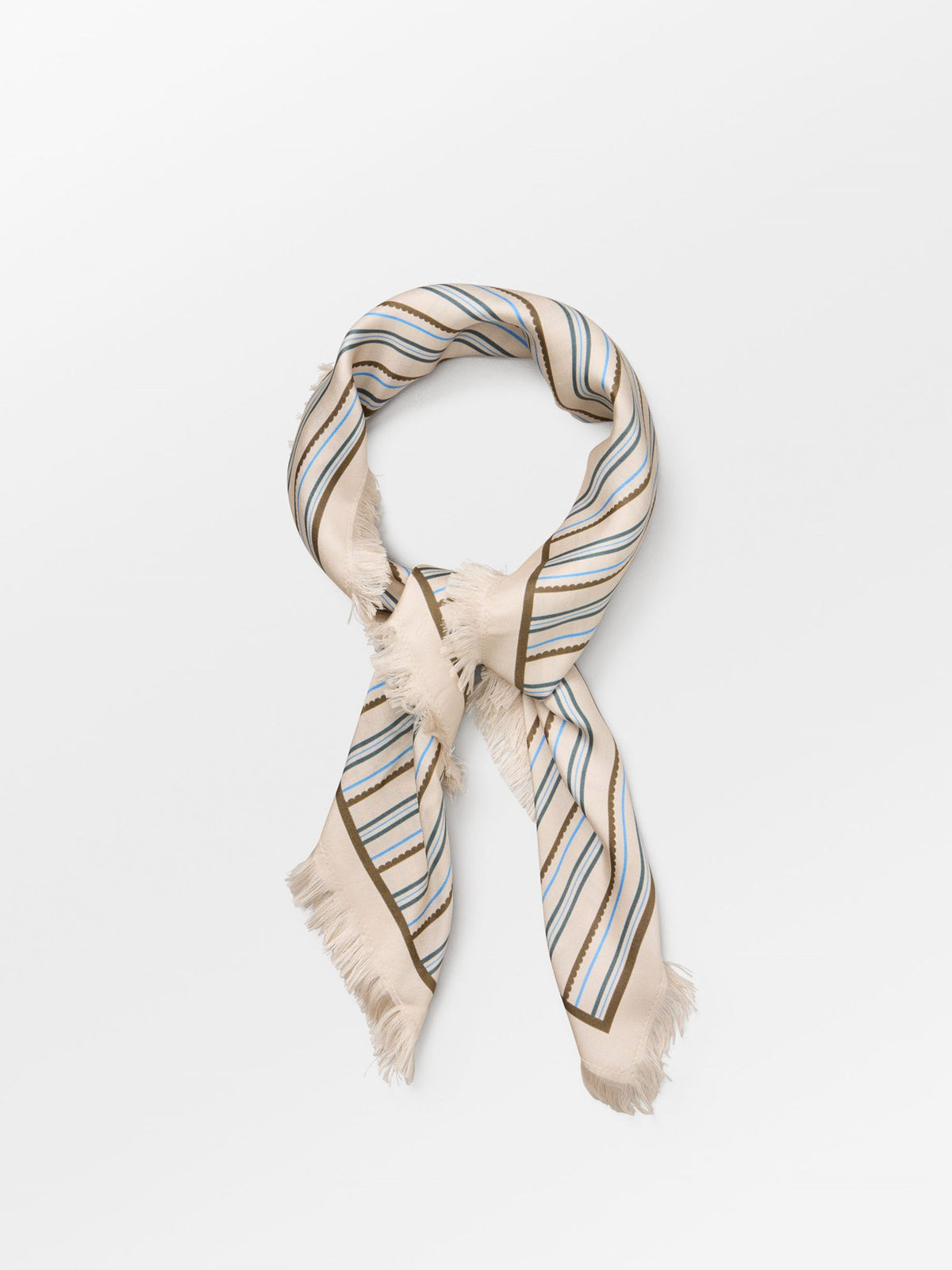Scallopia Striped Sia Scarf OneSize - Becksöndergaard