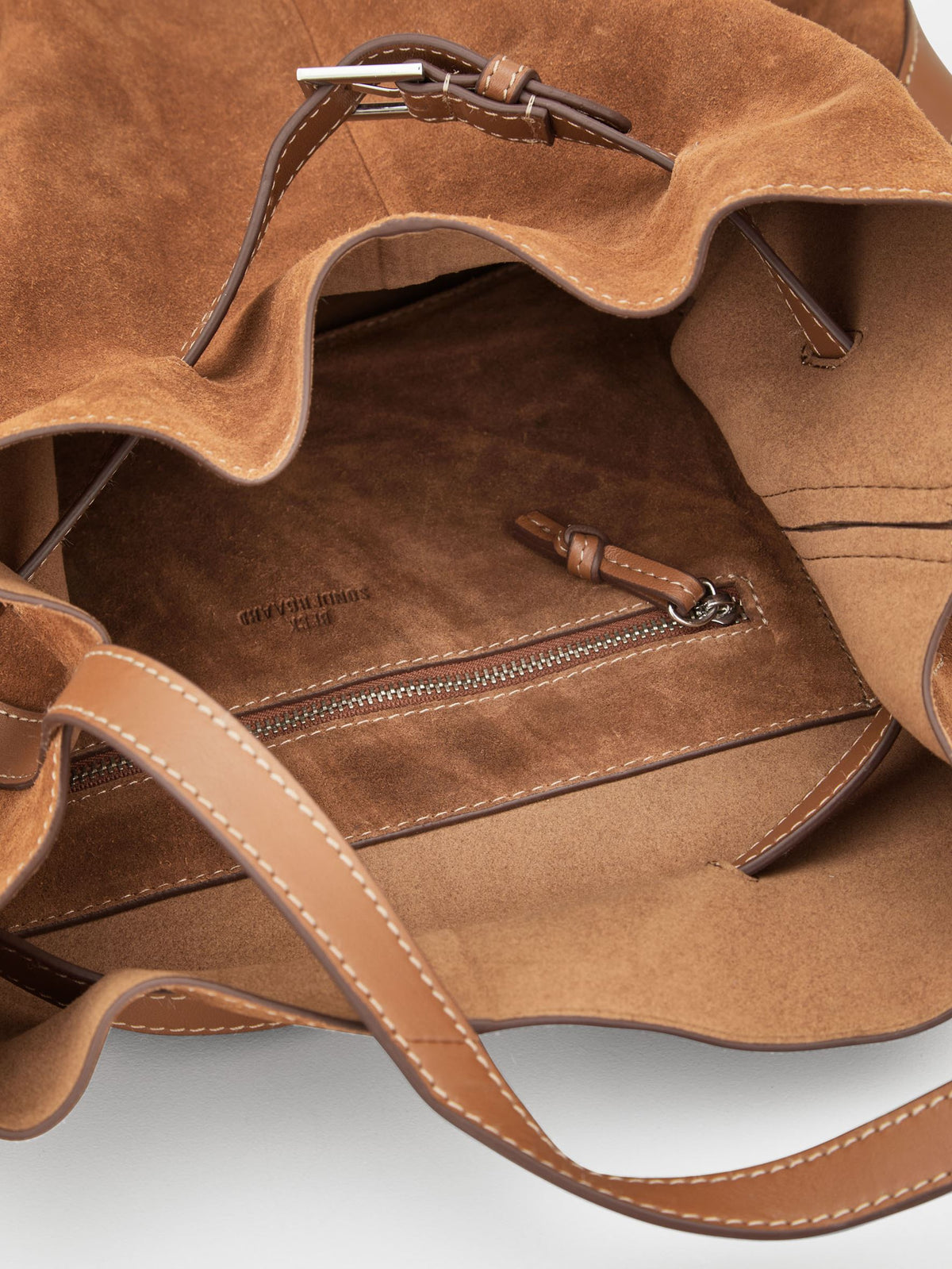 Suede Leah Belted Bag OneSize - Becksöndergaard