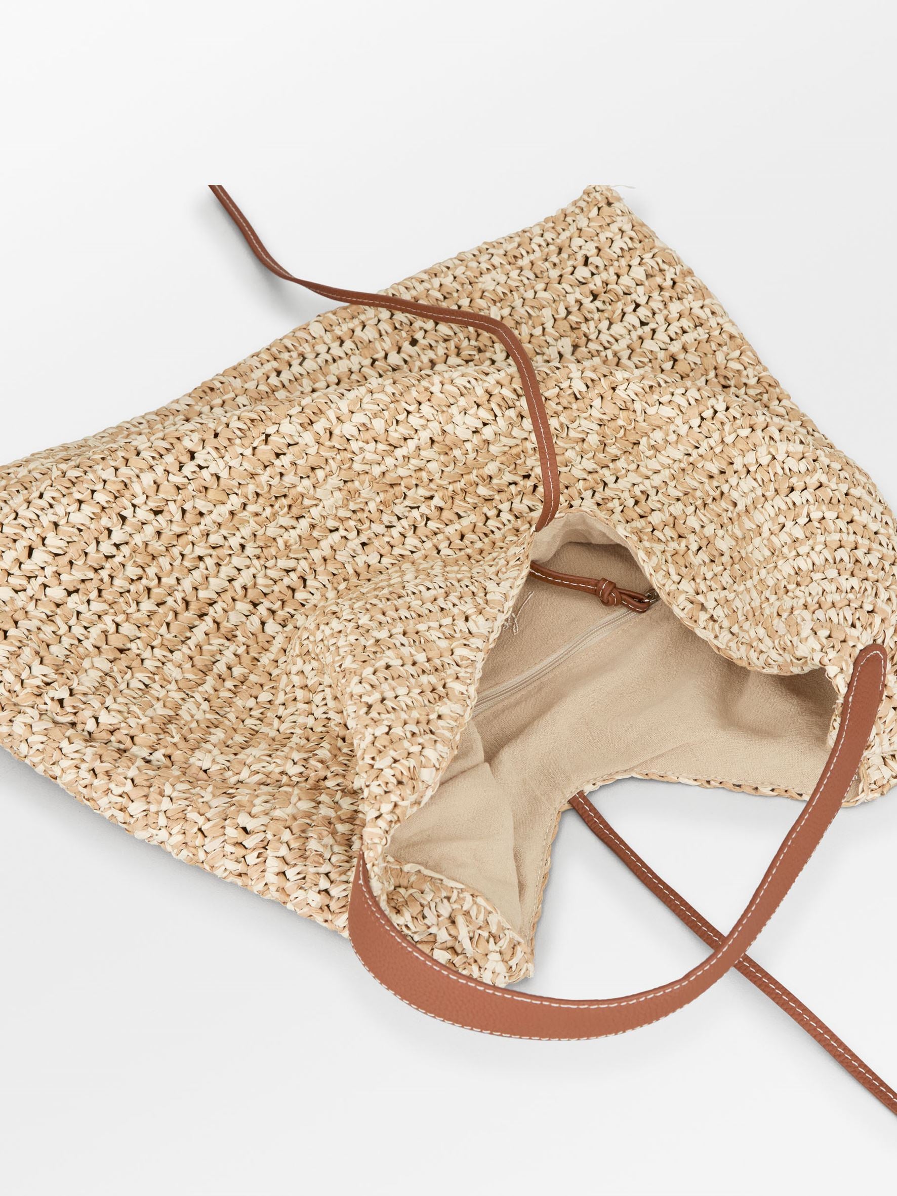 Paper Straw Siena Bag OneSize - Becksöndergaard