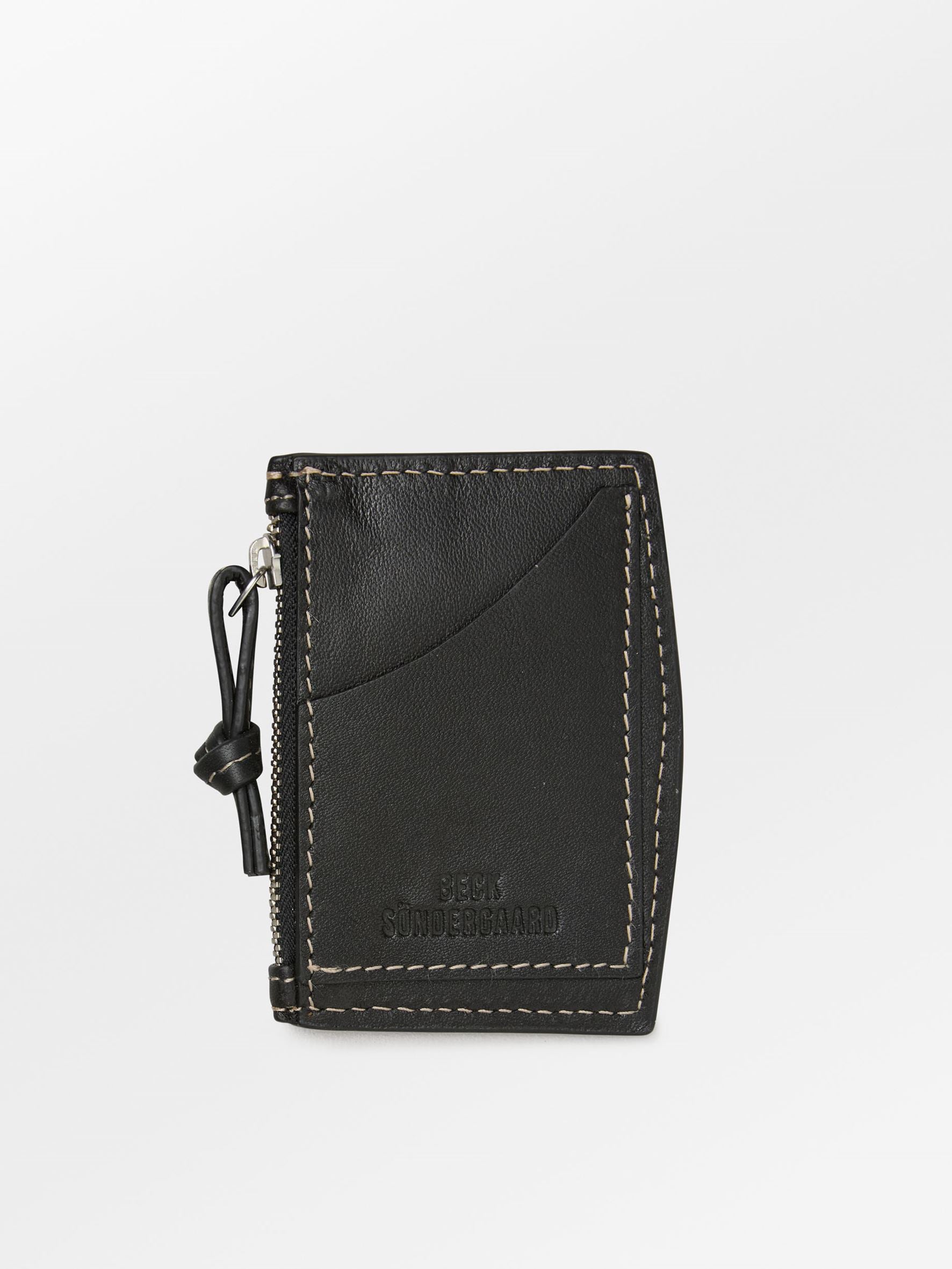 Nappa Zip Card Holder OneSize - Becksöndergaard
