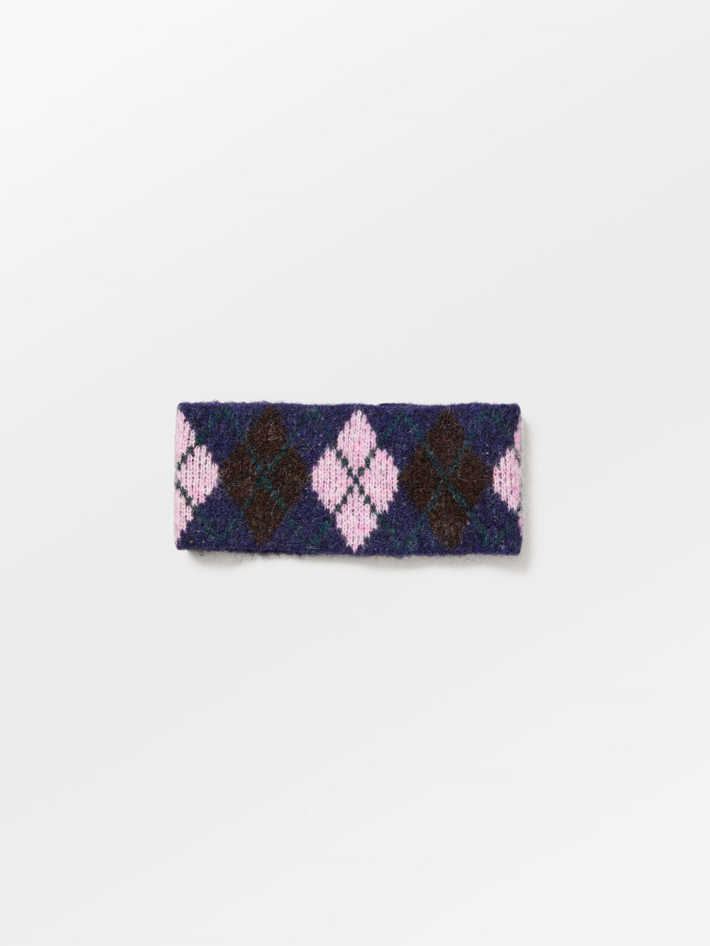 Argyle Wool Headband OneSize - Becksöndergaard
