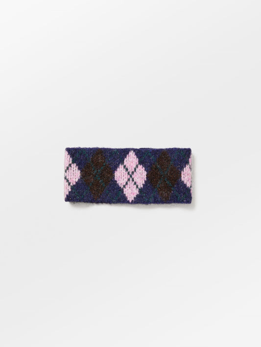 Argyle Wool Headband OneSize - Becksöndergaard