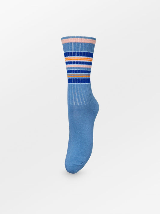 Becksöndergaard, Hilma Cotta Sock - Coronet Blue, socks, archive, archive, sale, sale, socks