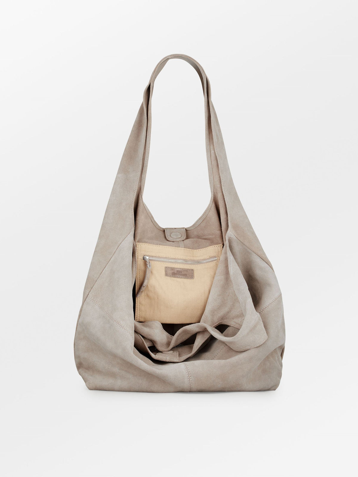 Suede Dalliea Shopper Bag - Gray OneSize - Becksöndergaard
