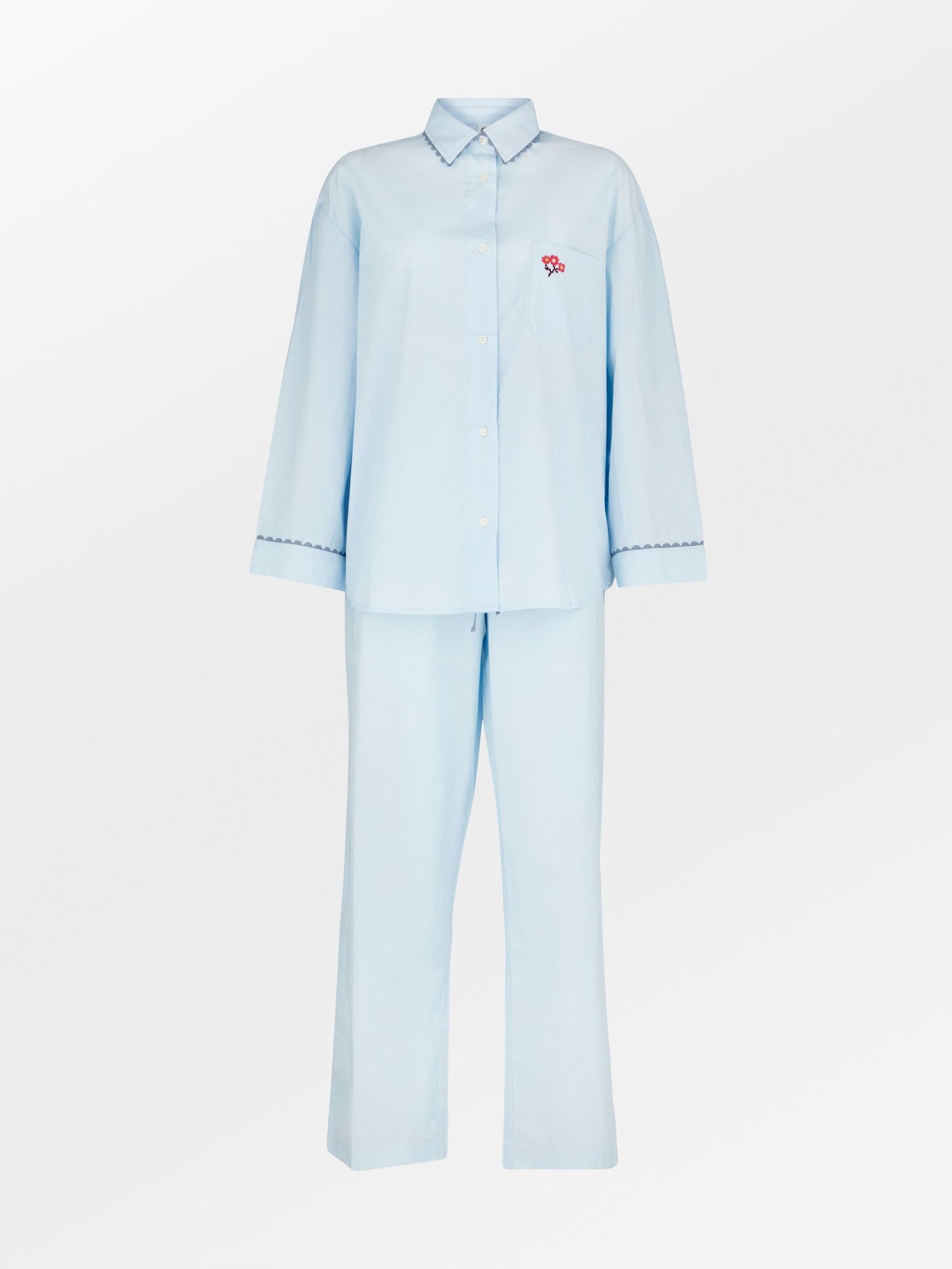 Scallop Flotile Pyjamas Shirt Clothing - Becksöndergaard