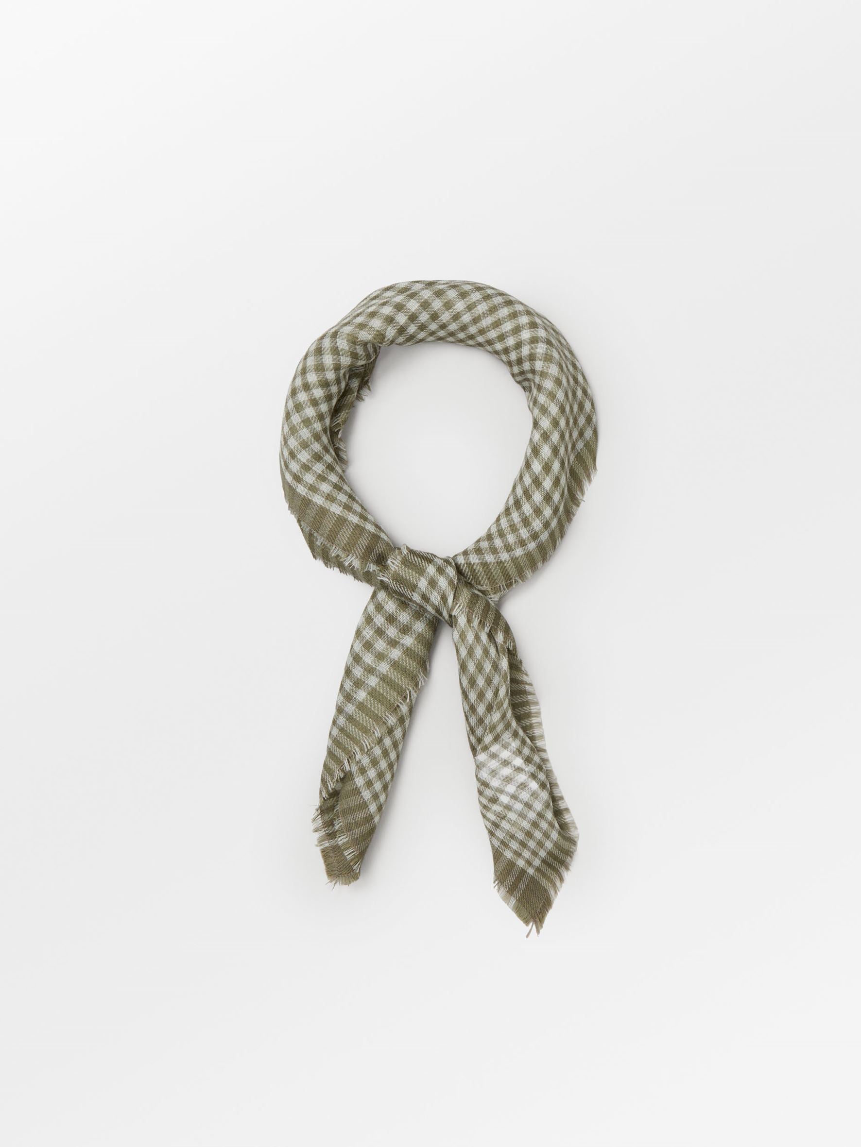 Gingham Wica Scarf OneSize - Becksöndergaard