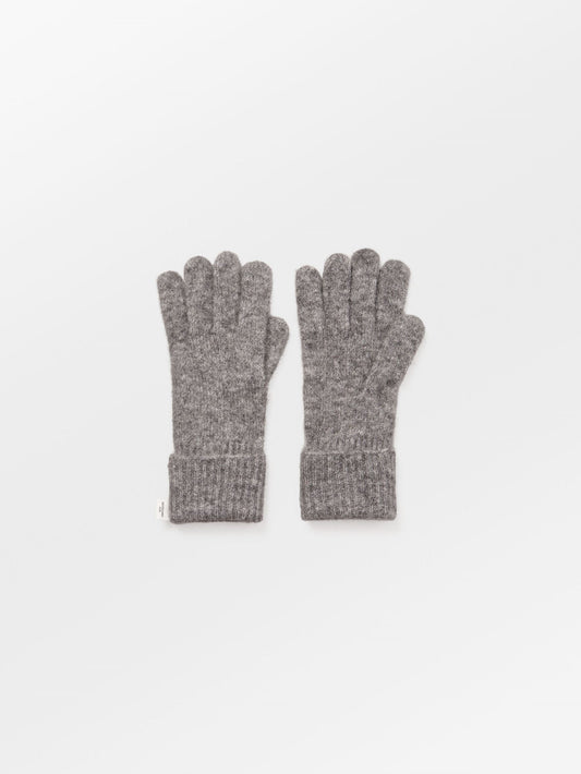 Becksöndergaard, Alpaca-Wool Glove - Grey Melange, accessories, accessories, winter accessories, winter accessories