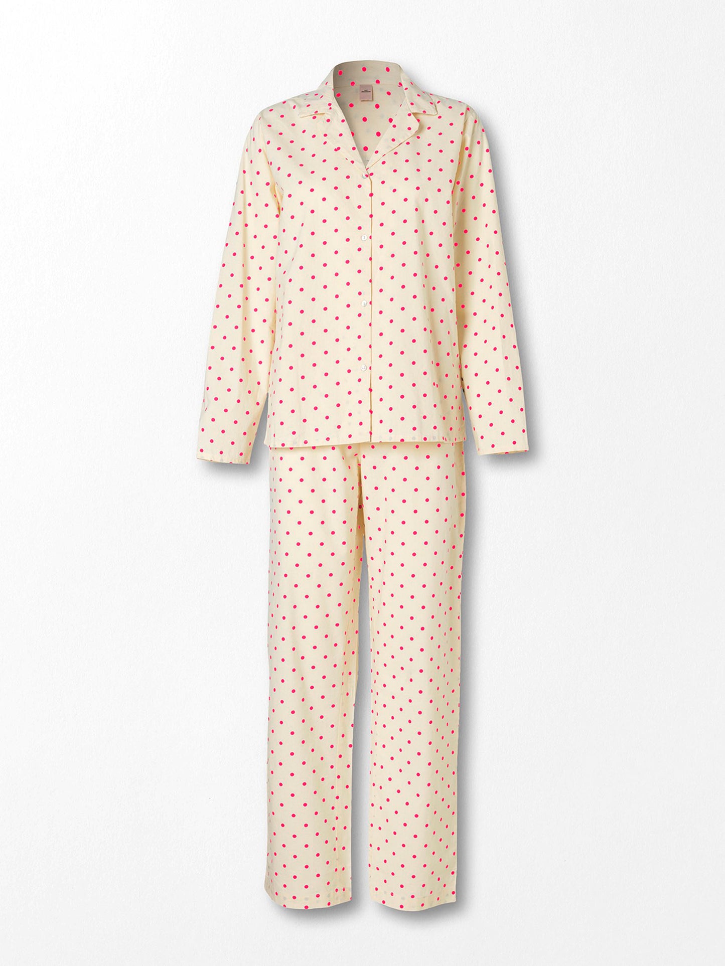 Dot Pyjamas Set - Pink Clothing   - Becksöndergaard