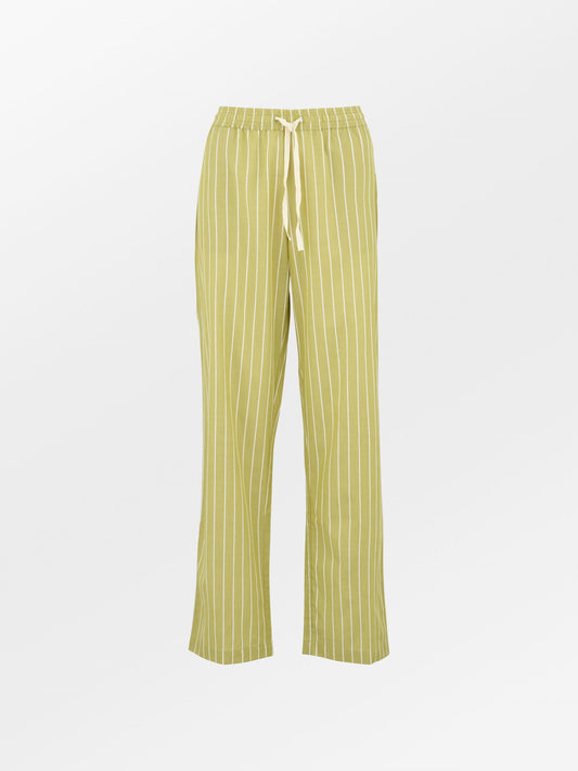 Becksöndergaard, Striped Pyjamas Pants - Khaki Green, homewear, sale, homewear, sale