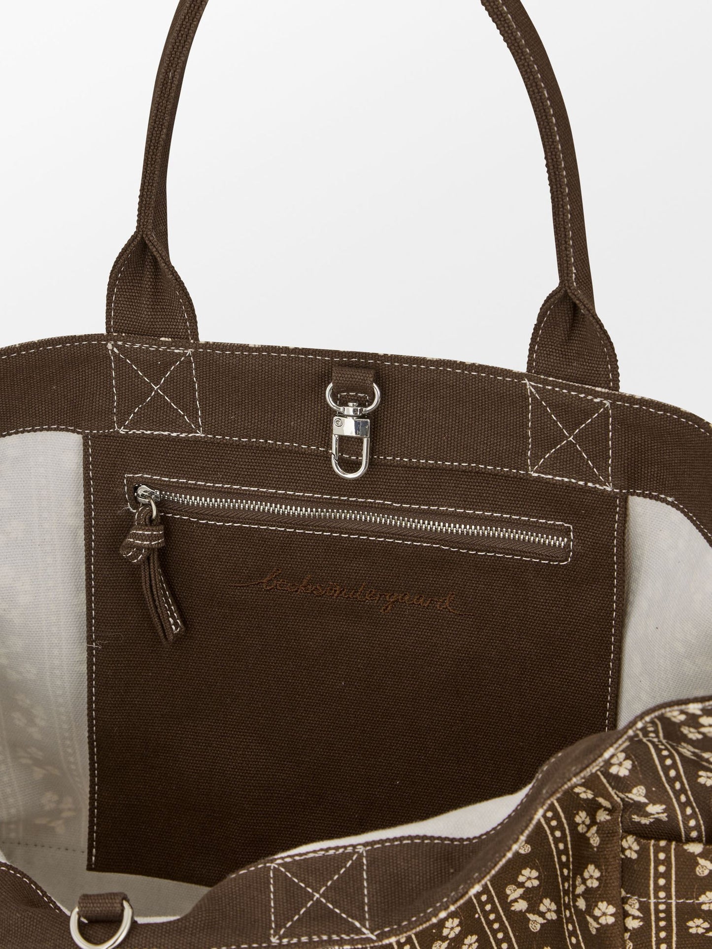Becksöndergaard, Tapelyria Canvas Cecilia Bag - Chocolate Brown, bags, bags, bags