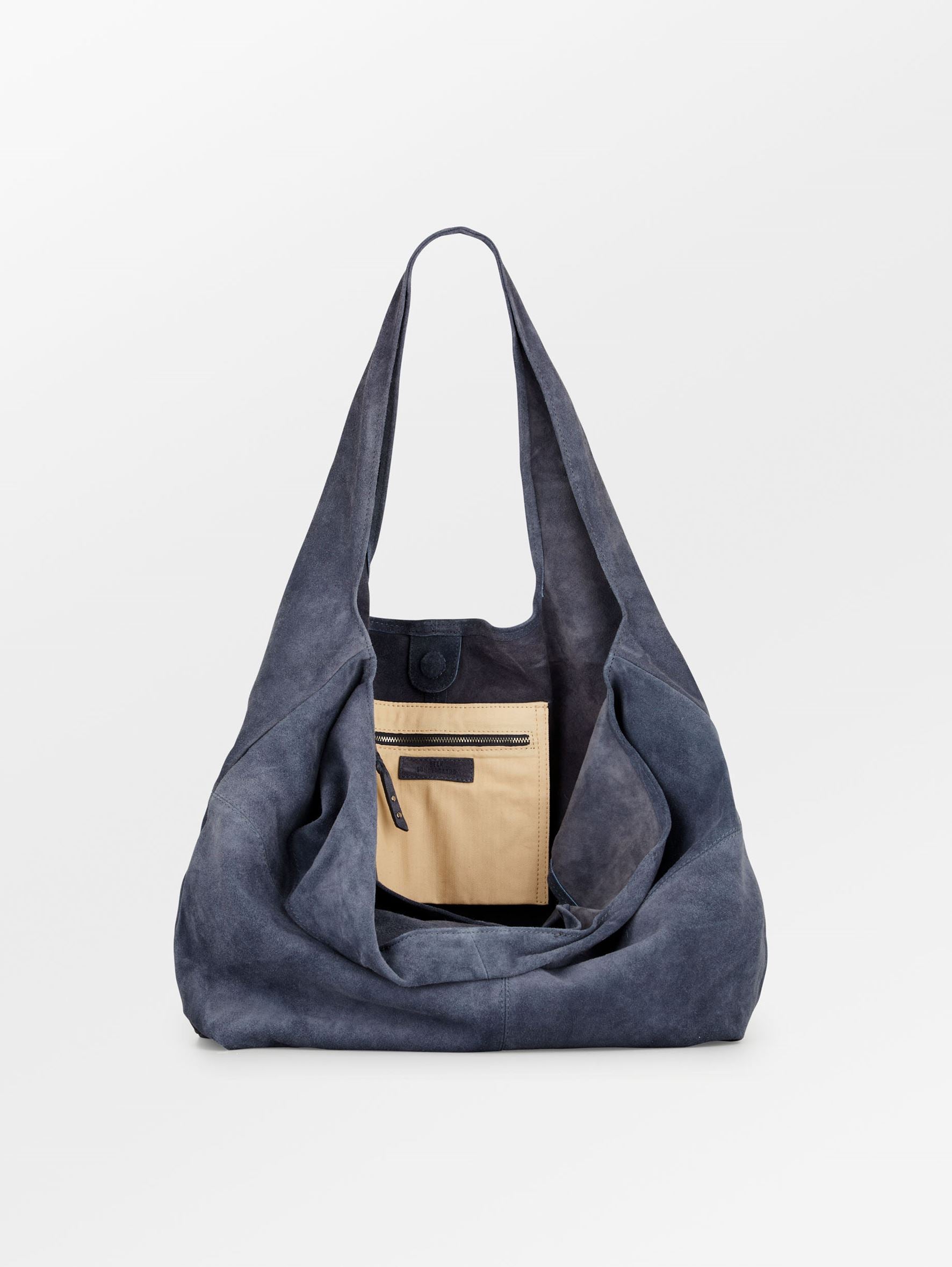 Becksöndergaard, Suede Dalliea Bag - Dark Blue, bags, bags, bags, bags, bags, bags, gifts, black week, black week