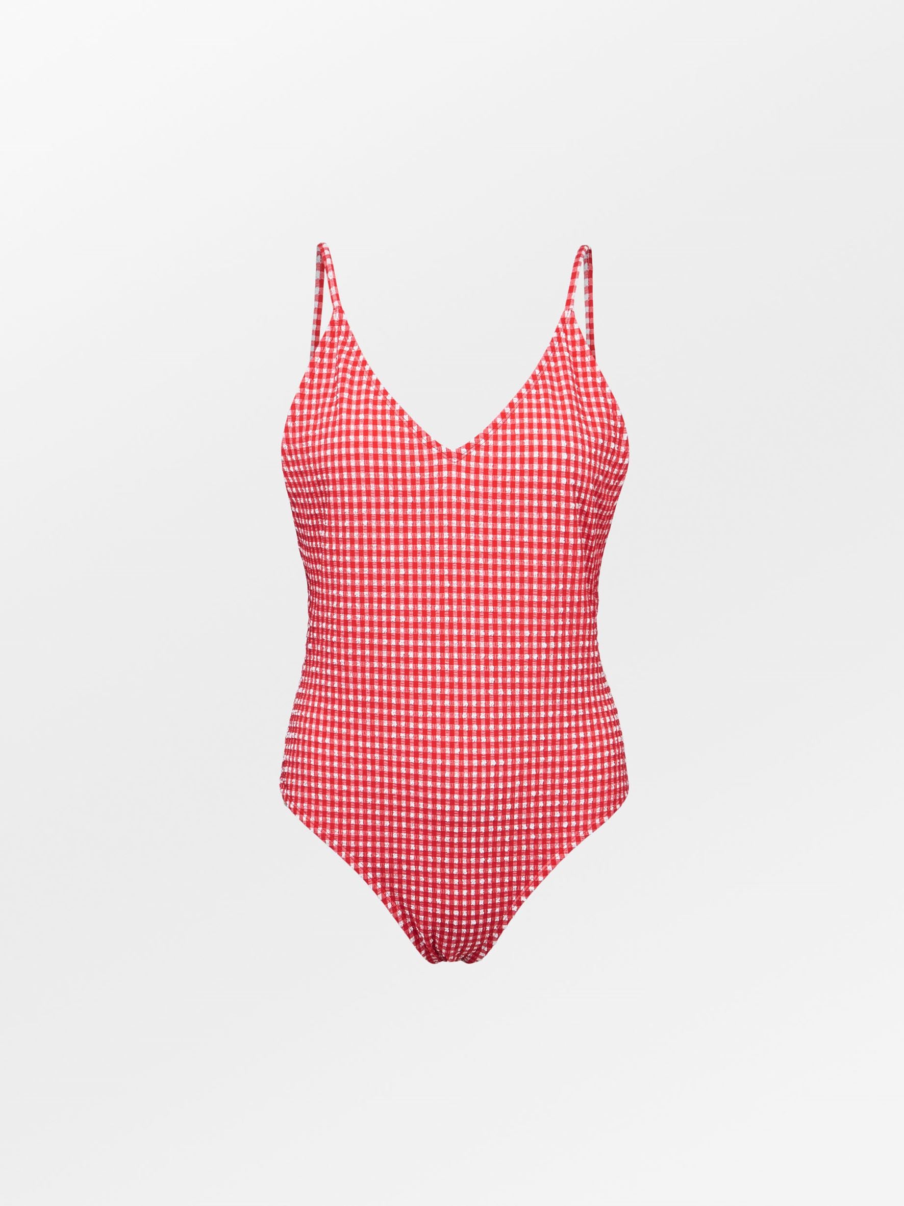 Seersucker Bea Swimsuit Clothing - Becksöndergaard