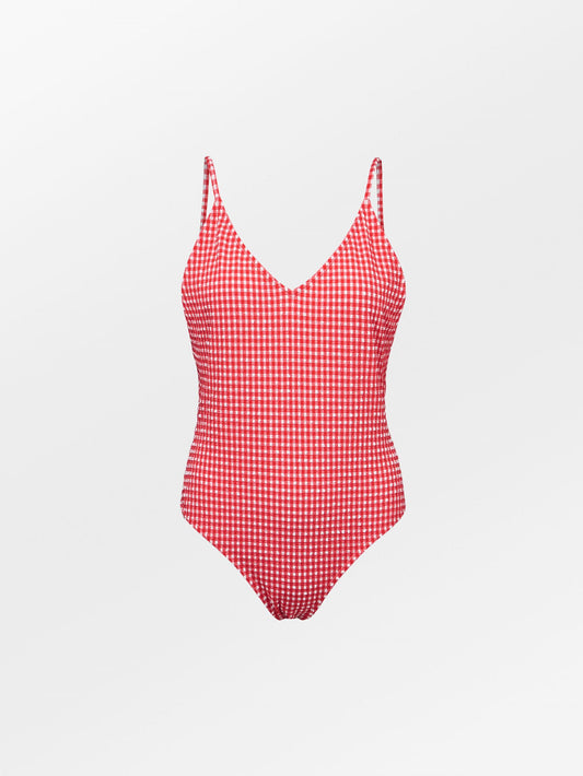 Seersucker Bea Swimsuit Clothing - Becksöndergaard