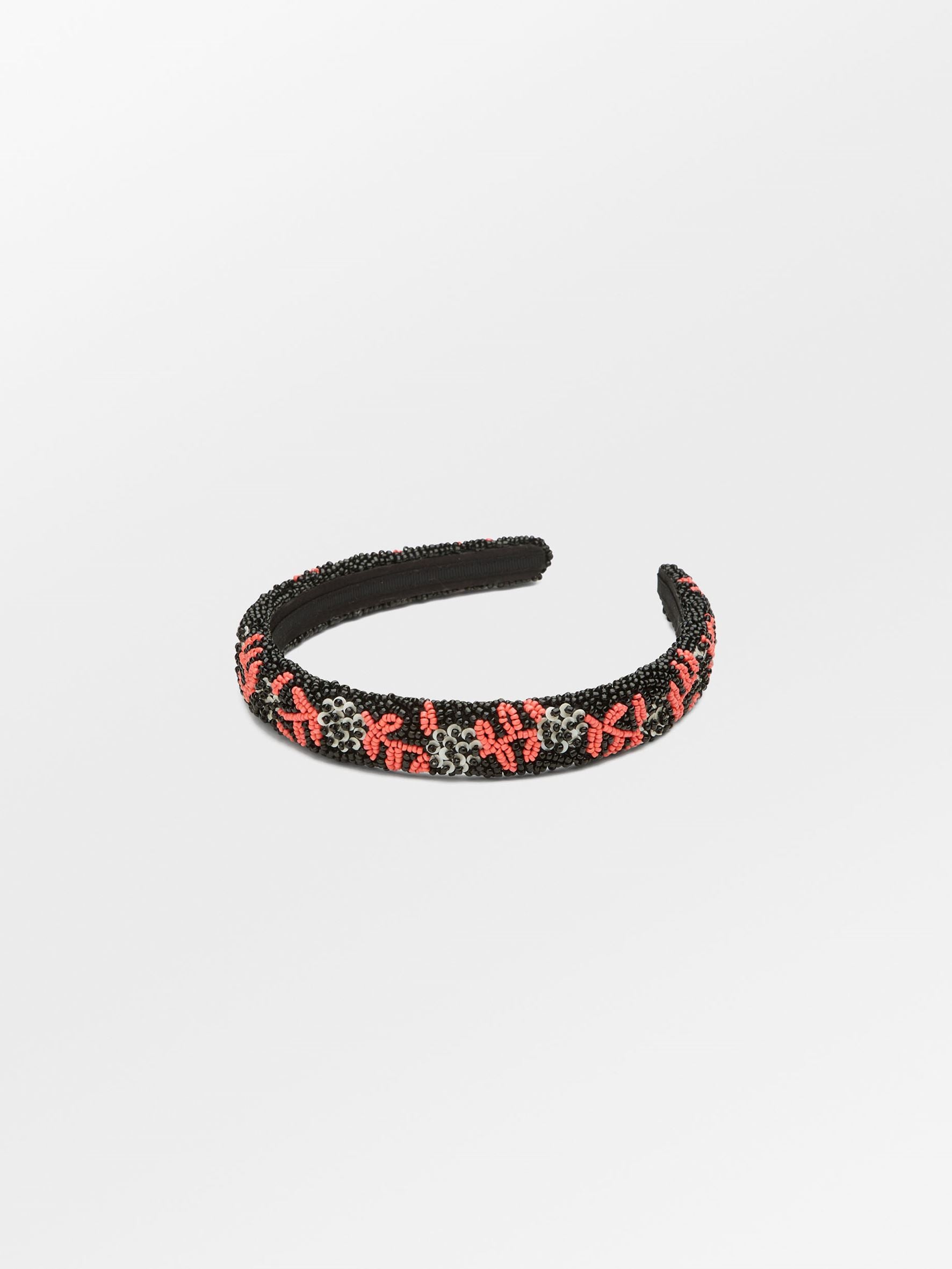 Becksöndergaard, Brombeere Slim Beaded Hairbrace - Black, accessories, accessories, archive, archive, black week, black week