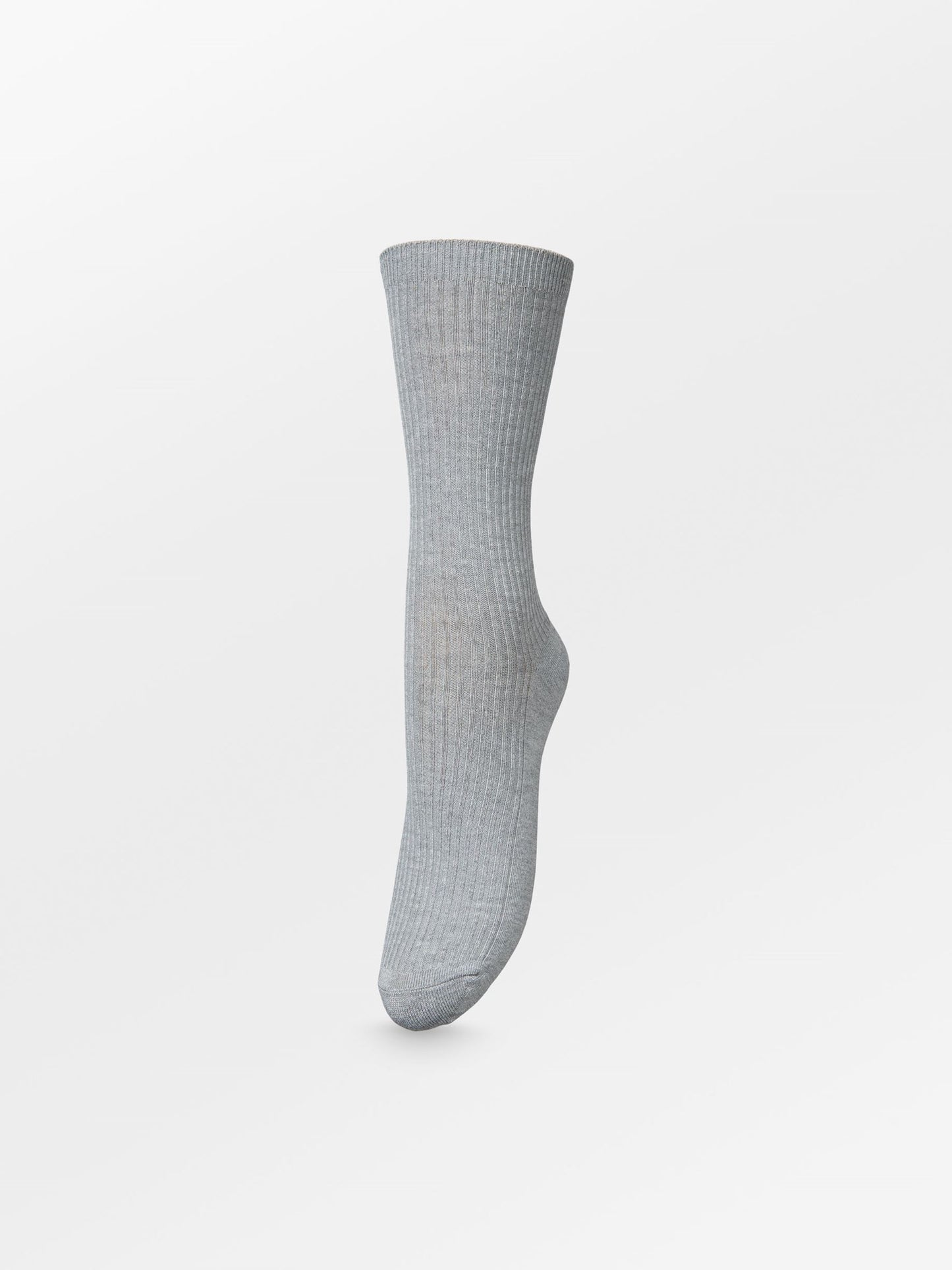 Telma Solid Sock - Grey Socks - Becksöndergaard