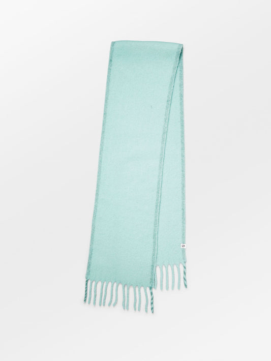 Solid Yuta Scarf - Turquoise OneSize - Becksöndergaard