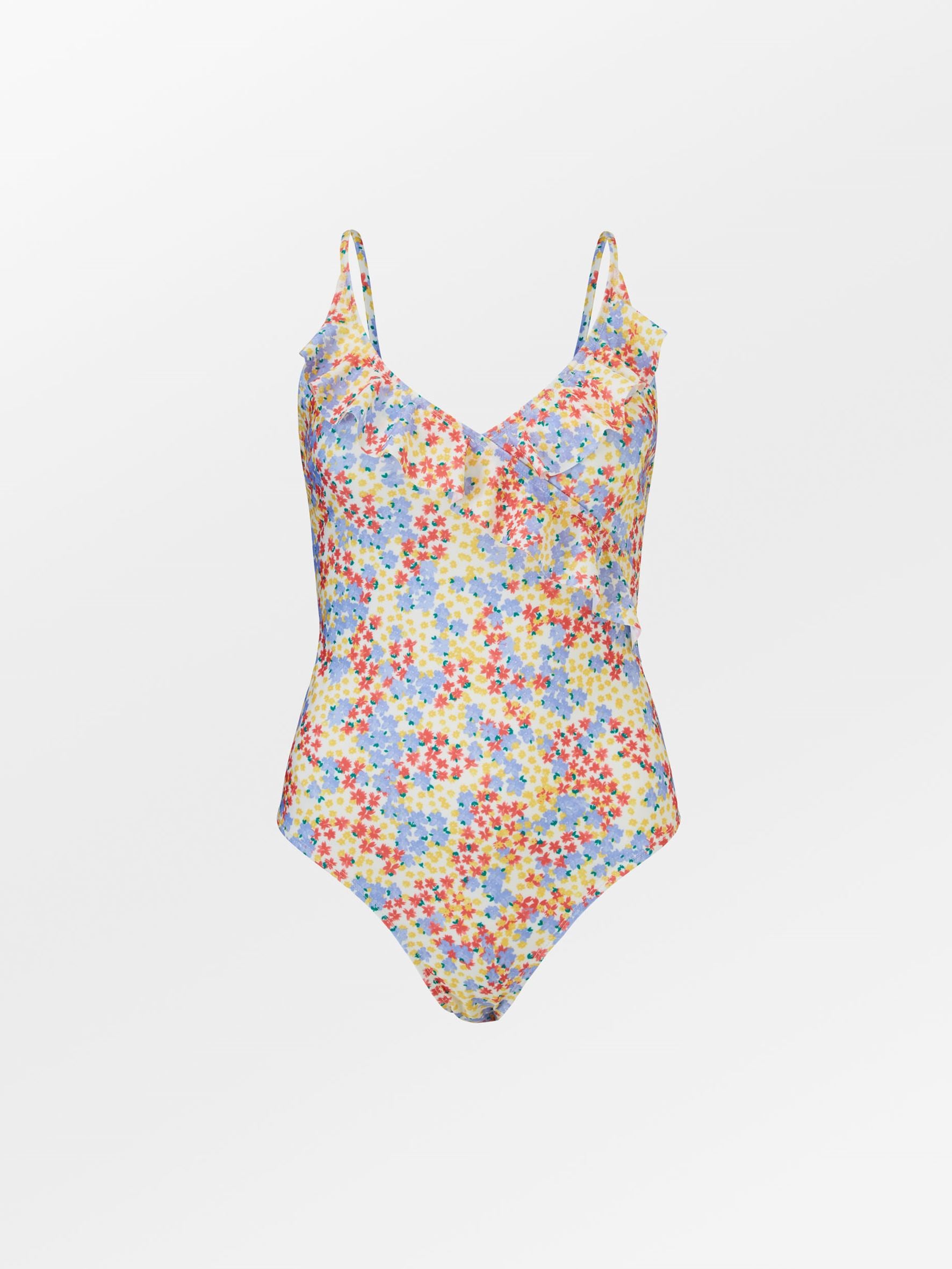 Oline Bly Frill Swimsuit Clothing - Becksöndergaard