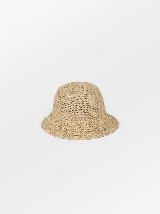Solid Saverina Straw Hat Clothing - Becksöndergaard
