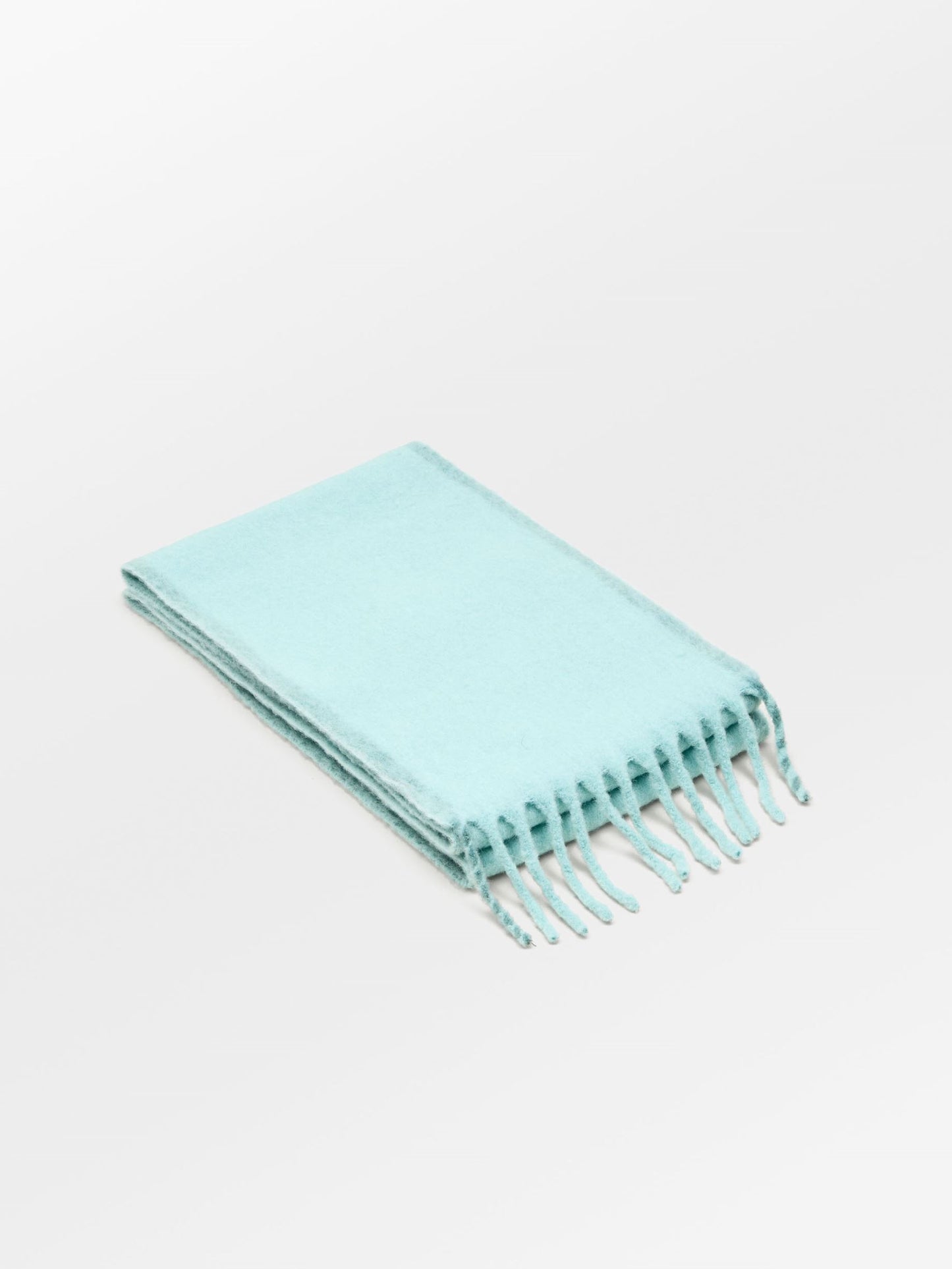 Solid Yuta Scarf - Turquoise OneSize - Becksöndergaard