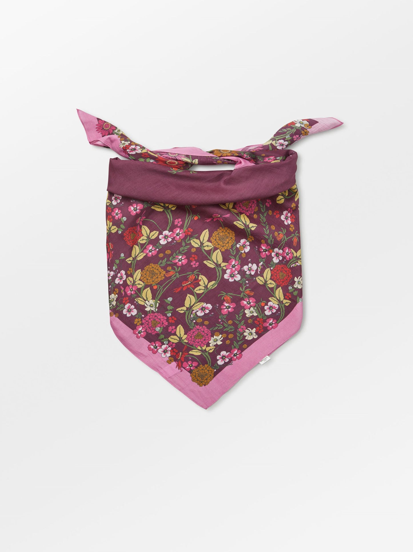 Becksöndergaard, Elyfiora Sico Scarf - Fig Red, scarves, scarves, winter accessories, scarves, winter accessories