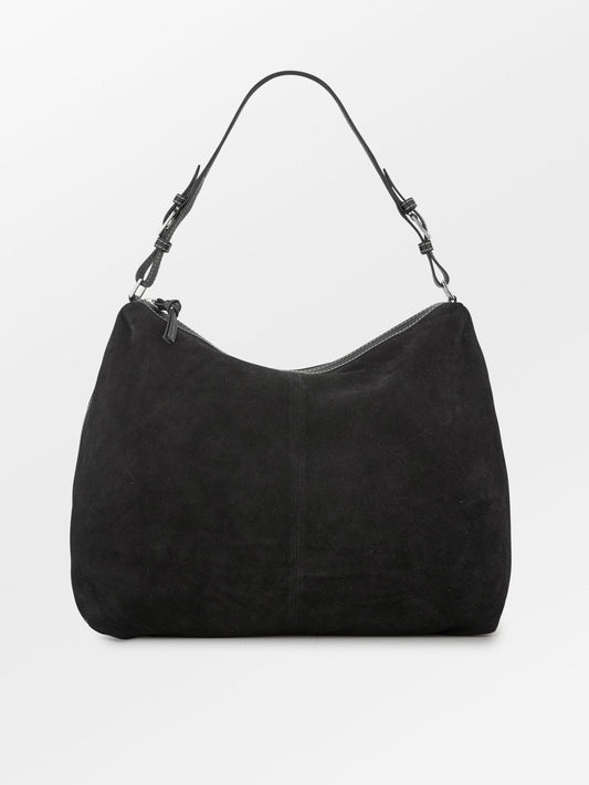 Becksöndergaard, Suede Ginni Large Bag - Black, bags, bags, sale, sale, bags, bags, noos, bags, bags, bags, black week, black week, noos