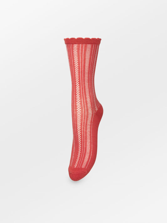 Becksöndergaard, Crochia Cotta Sock - Red Ochre, socks, archive, archive, socks, black week, black week