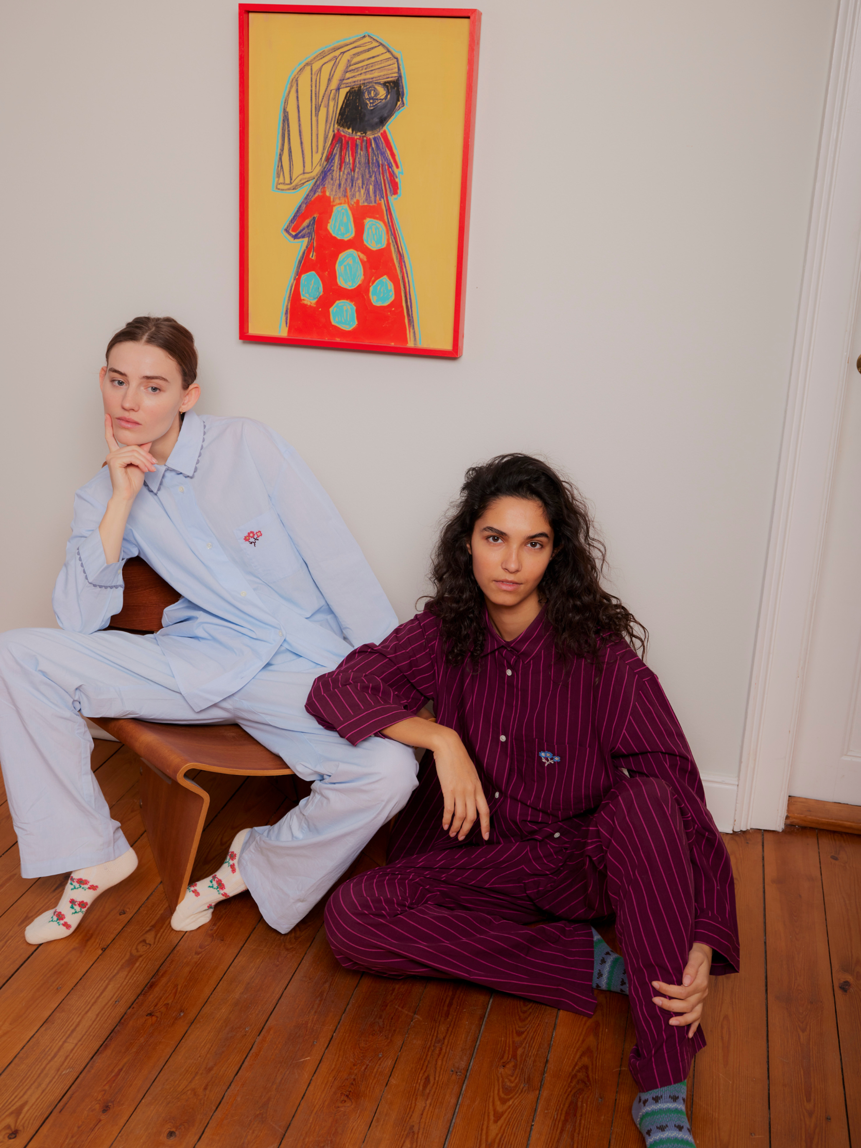Scallop Flotile Pyjamas Shirt Clothing - Becksöndergaard