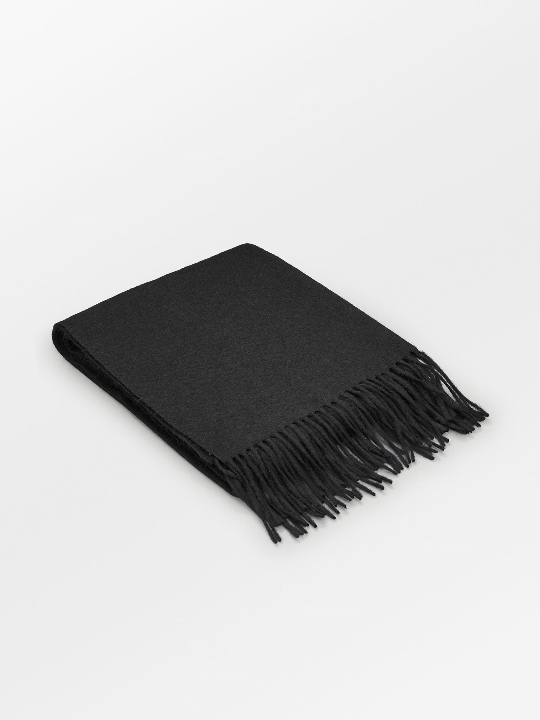 Crystal Edition Wool Scarf - Black OneSize - Becksöndergaard
