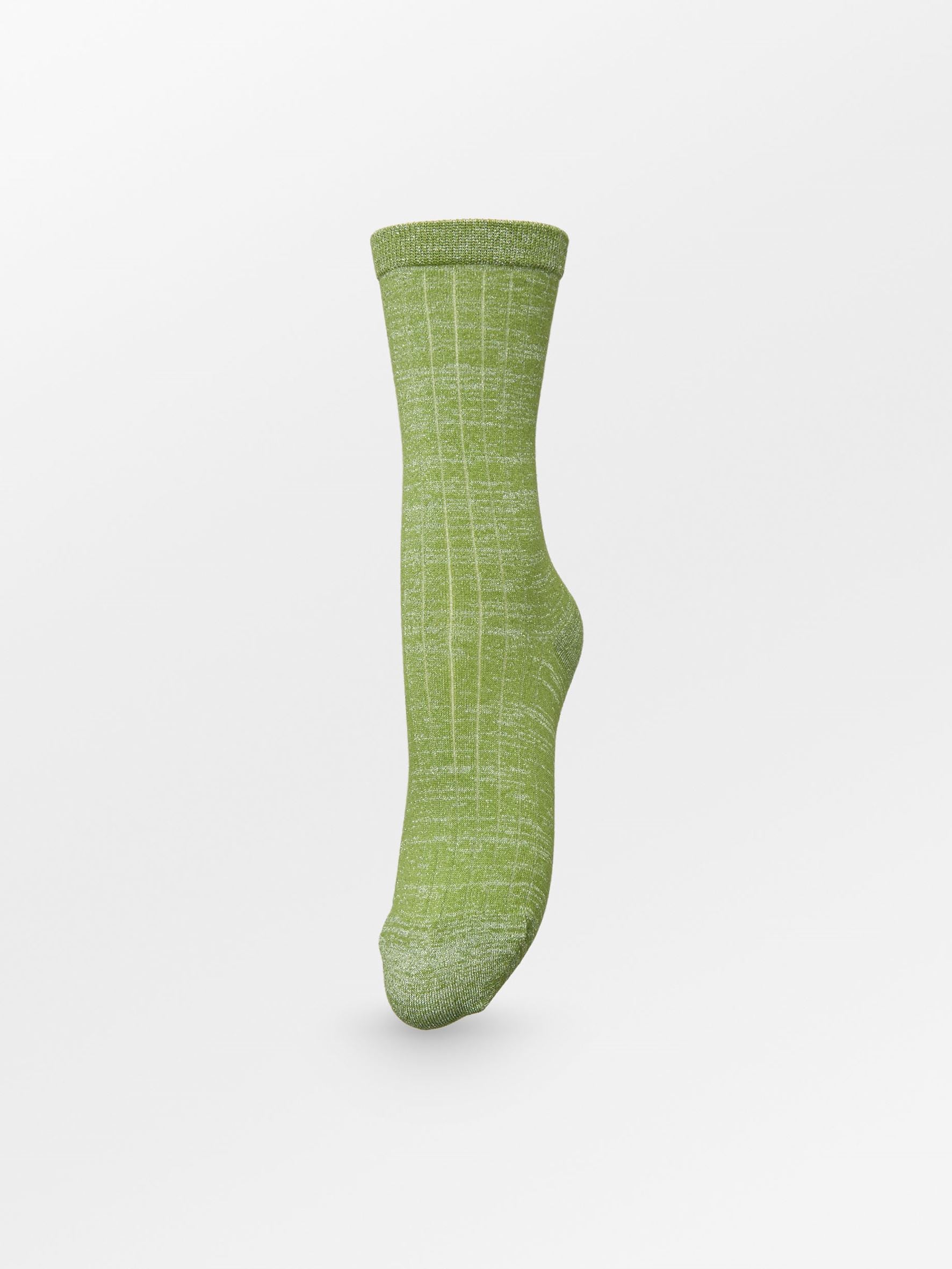 Rib Glitter Sock Socks - Becksöndergaard