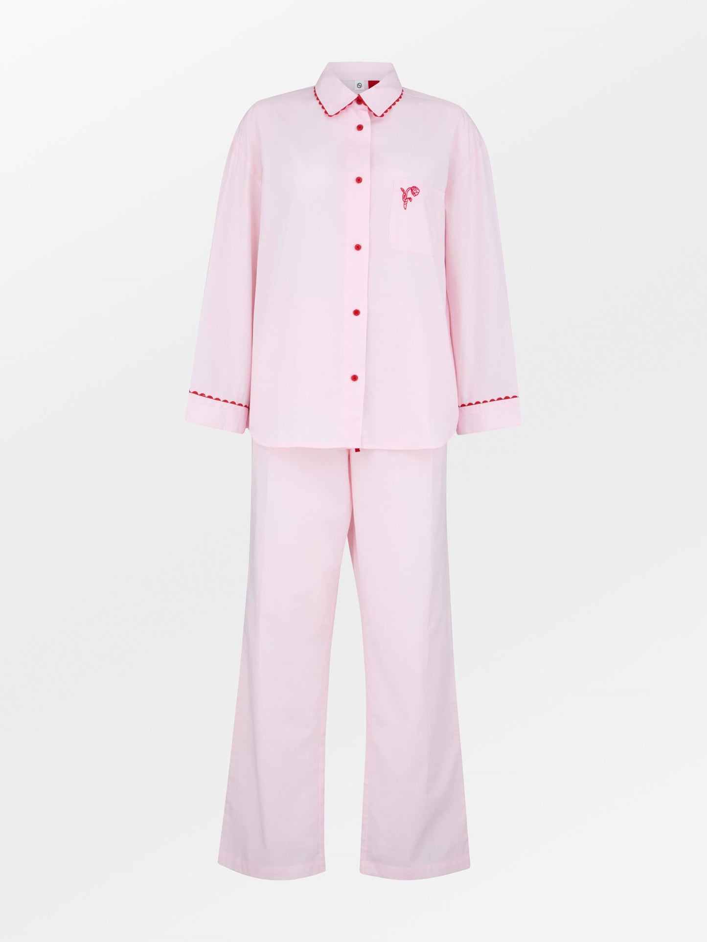 Scallop Pyjamas Shirt Clothing - Becksöndergaard