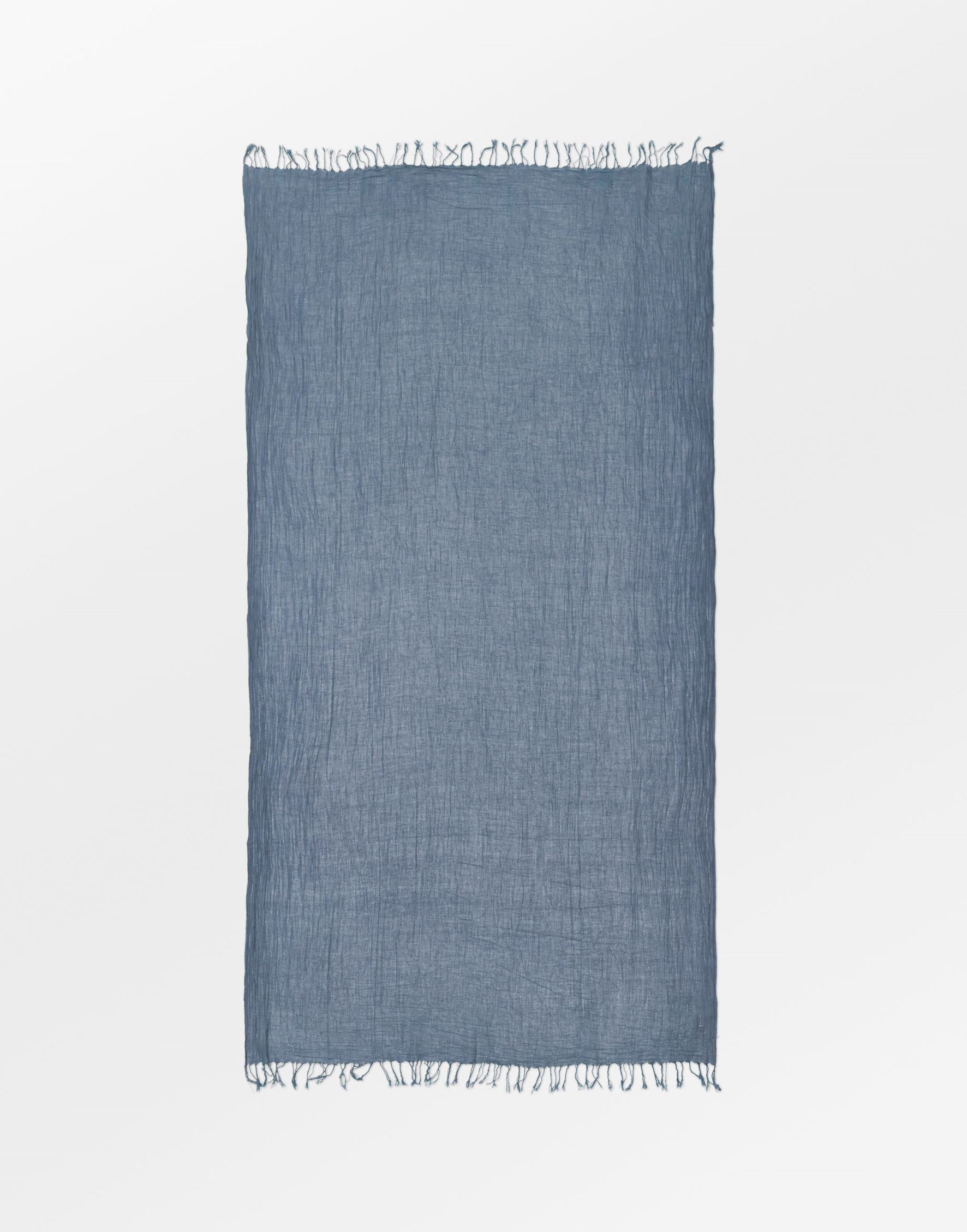 Solid Ilona Scarf - Light Blue OneSize - Becksöndergaard