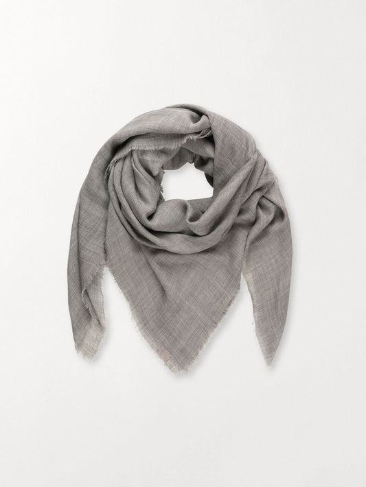 Mill Wool Scarf - Dark Grey OneSize - Becksöndergaard