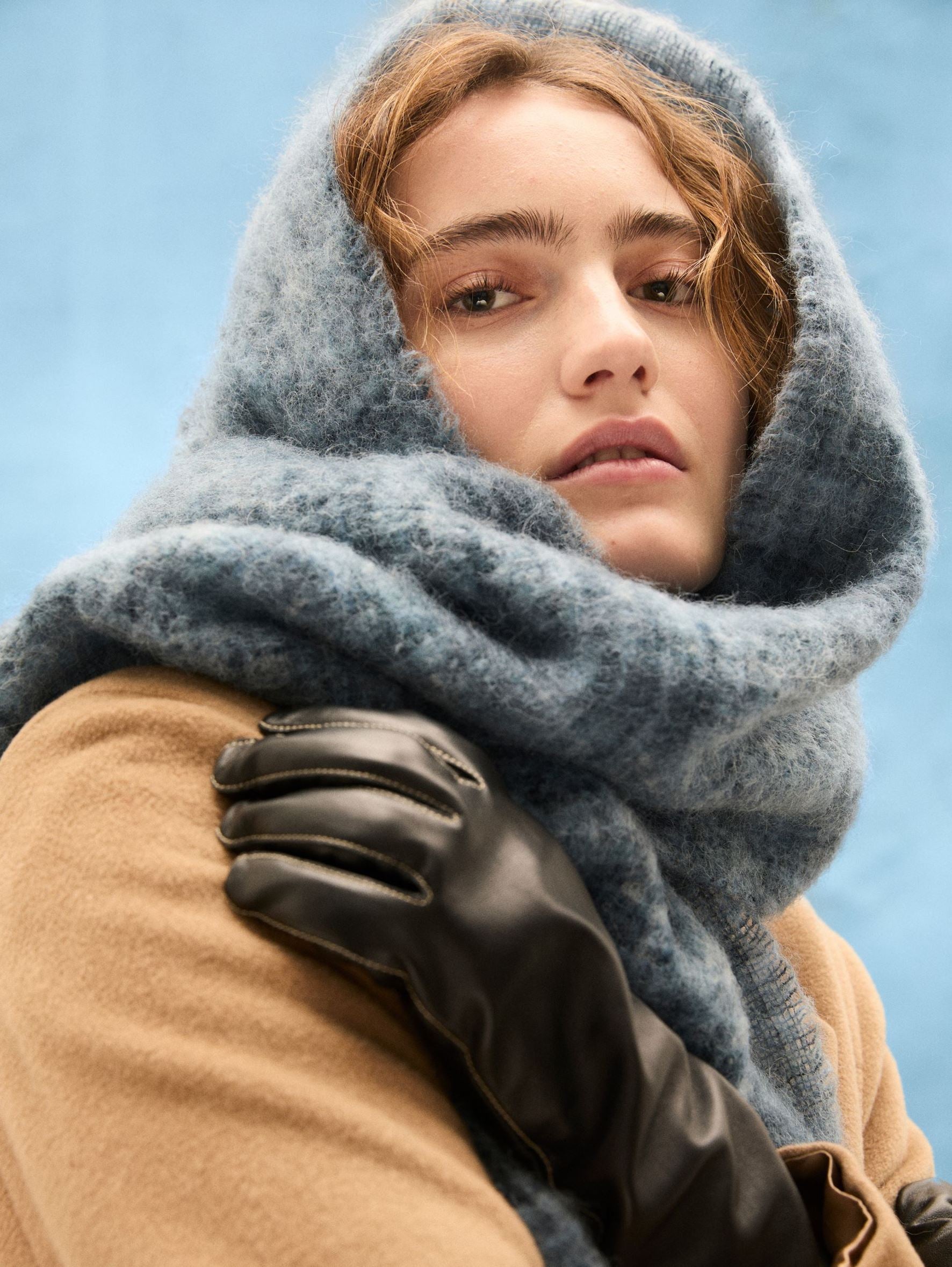 Long Smooth Leather Gloves Gloves - Becksöndergaard