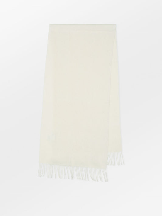 Crystal Edition Wool Scarf - Off White OneSize - Becksöndergaard