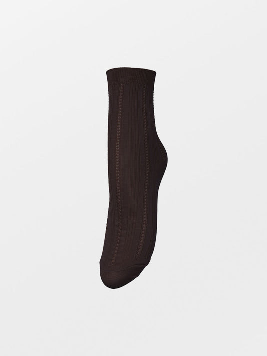 Solid Drake Sock - Dark Brown Socks - Becksöndergaard