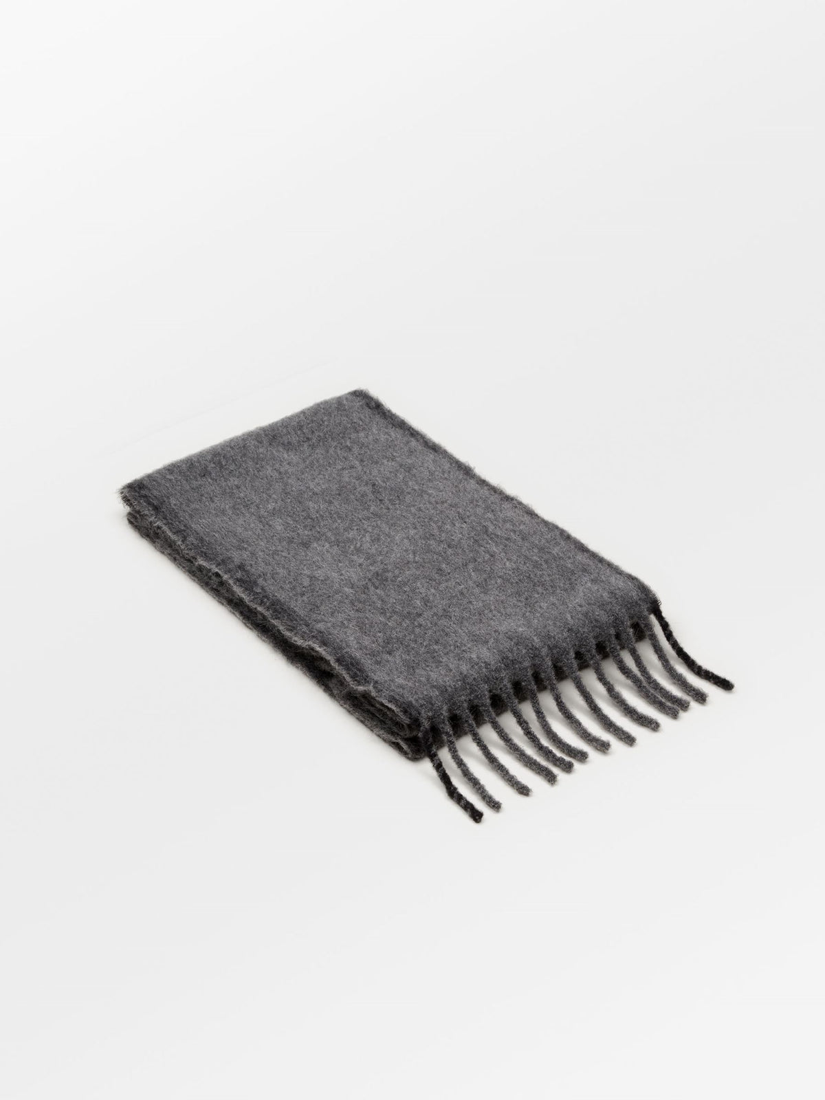 Solid Yuta Scarf - Grey OneSize - Becksöndergaard