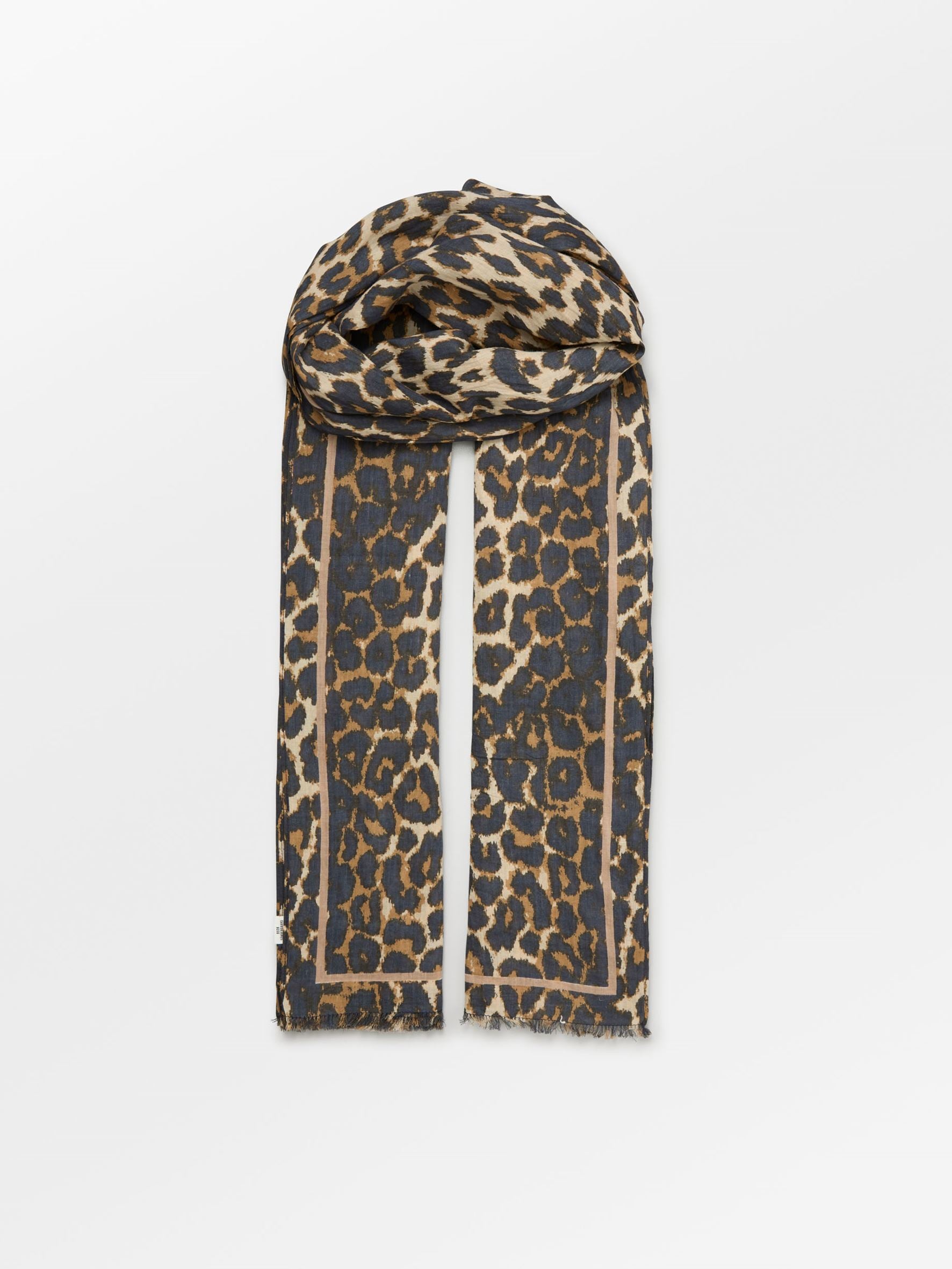 Becksöndergaard, Leopa Long Cotta Scarf - Multi Col., scarves, sale, sale, scarves