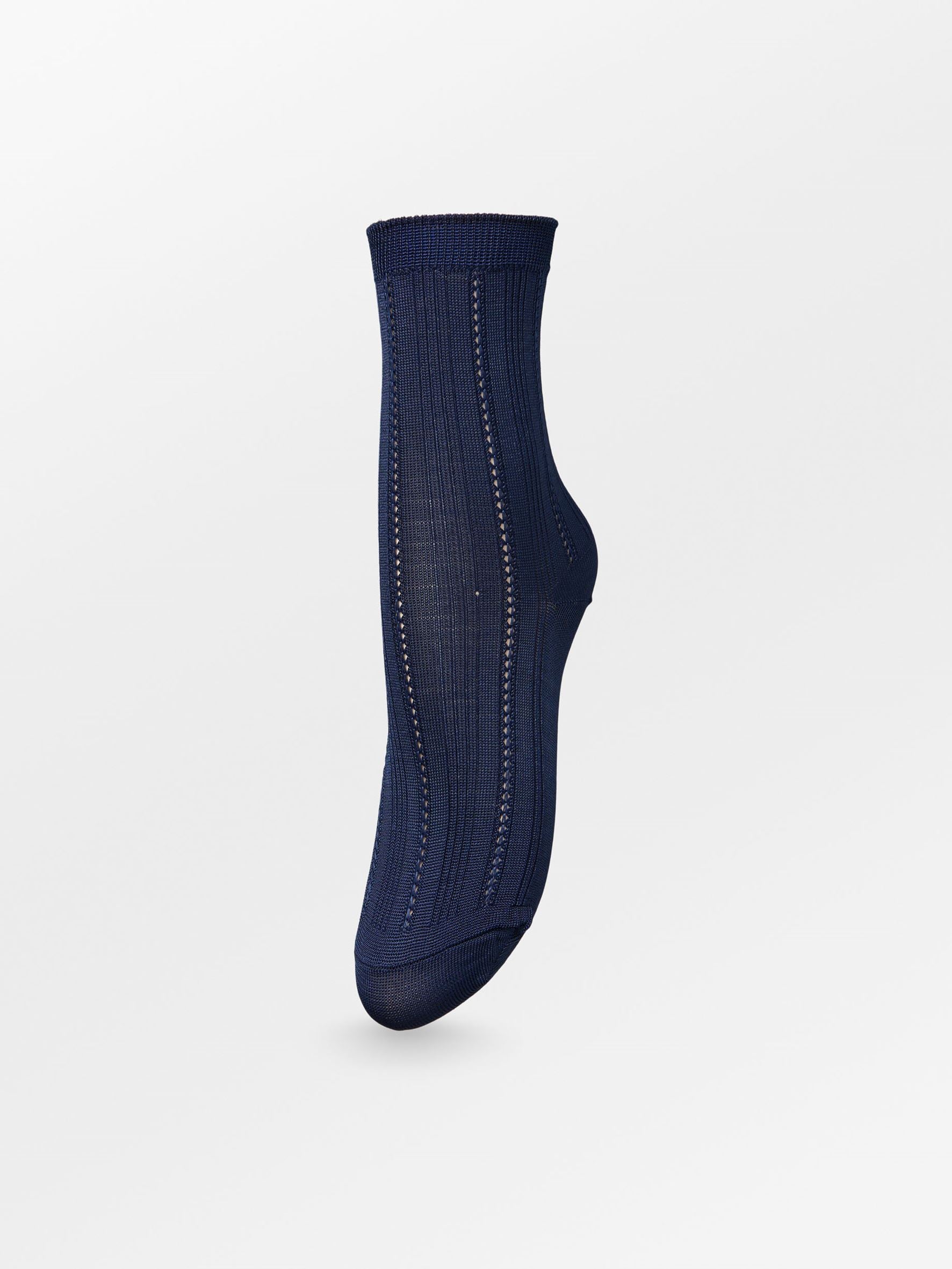 Becksöndergaard, Solid Drake Sock - Dress Blue, socks, socks, black week, black week