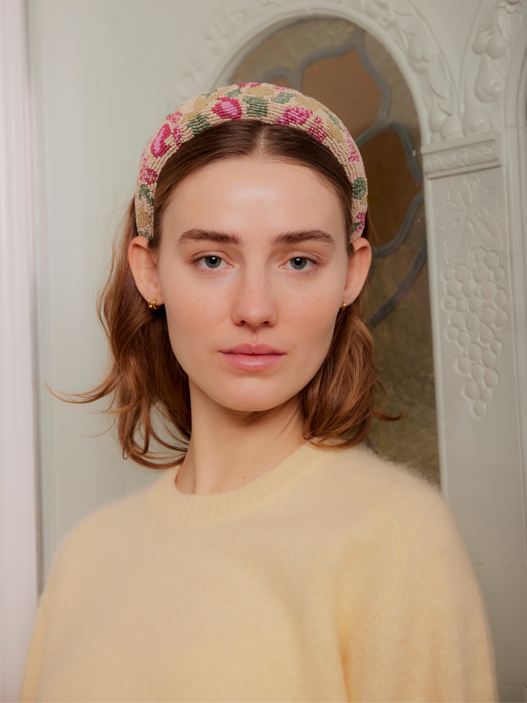 Tapelia Wide Beaded Hairbrace OneSize - Becksöndergaard
