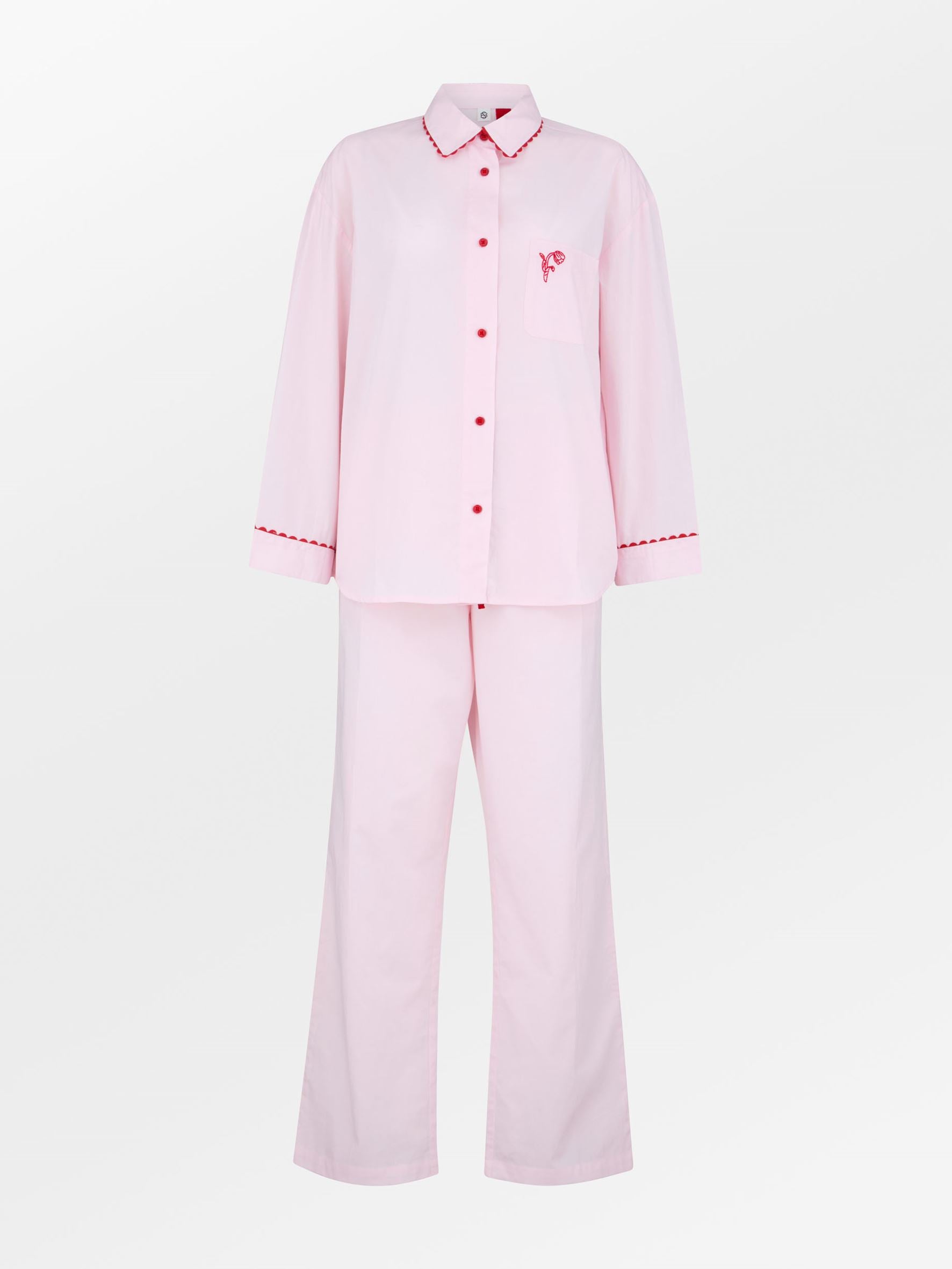 Scallop Pyjamas Shirt Clothing - Becksöndergaard