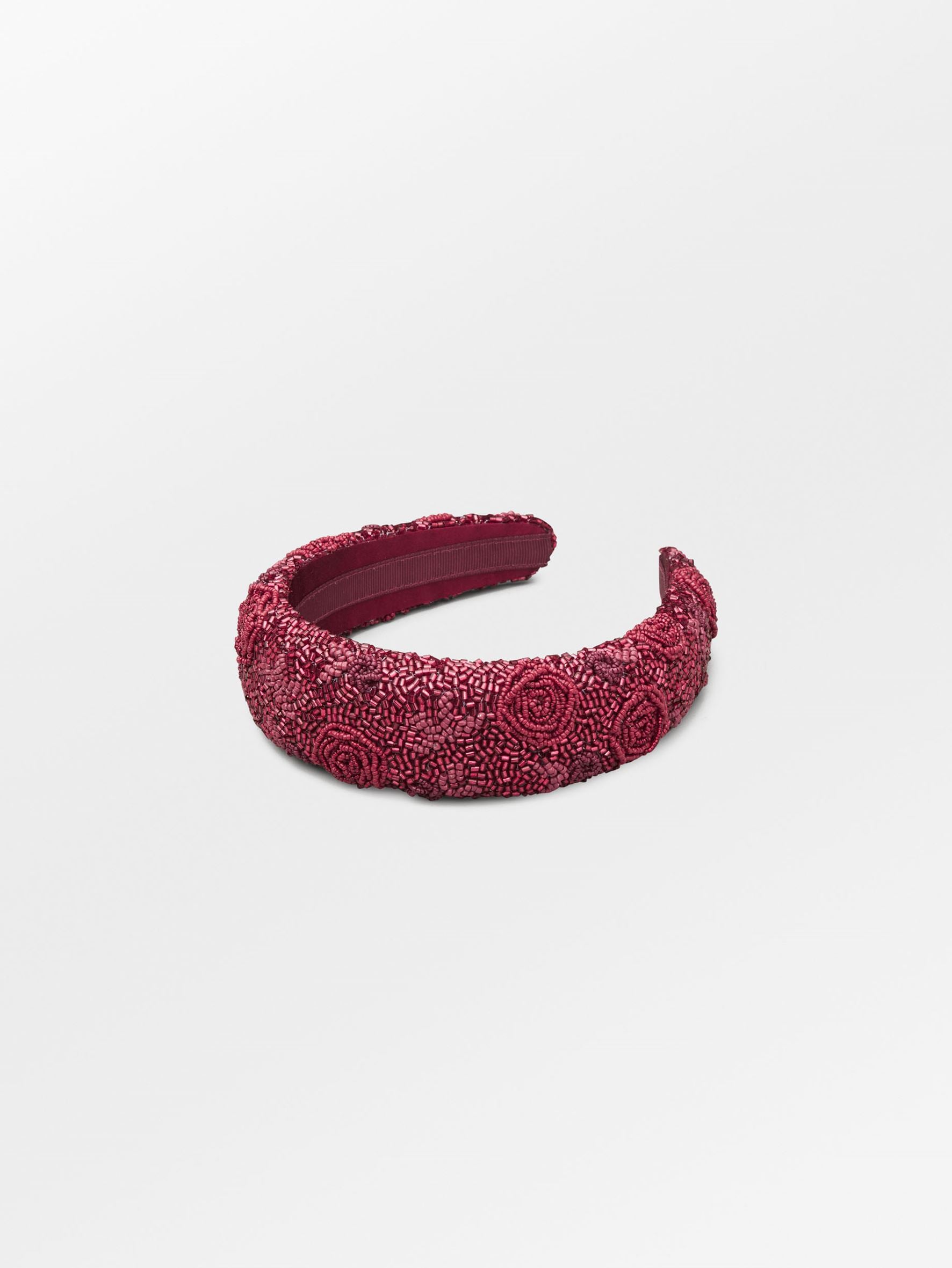 Becksöndergaard, Florian Wide Beaded Hairbrace - Tibetan Red, accessories, accessories, archive, archive, accessories