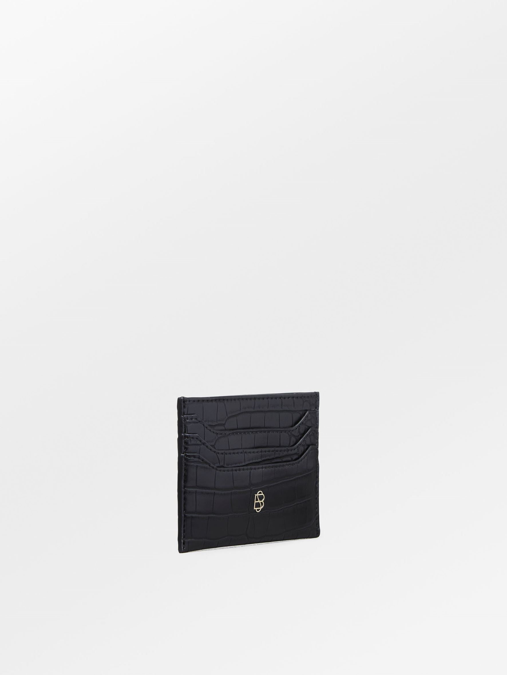 Solid Card Holder - Black OneSize - Becksöndergaard