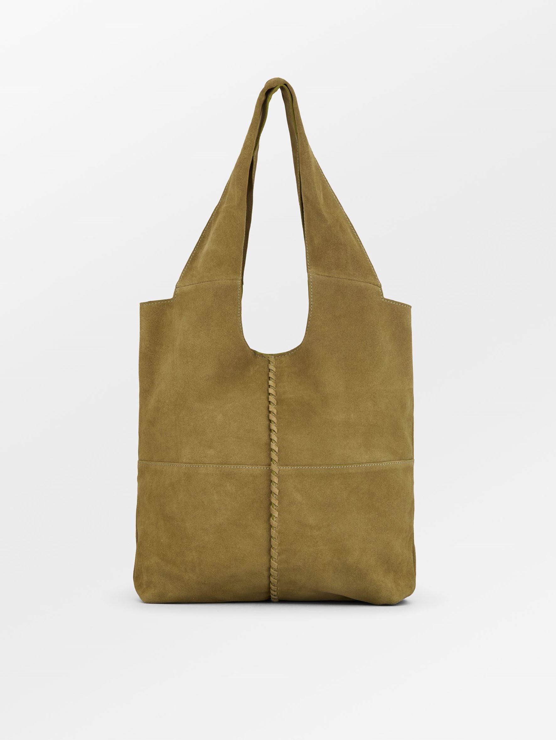 Becksöndergaard, Suede Demi Bag - Pistachio Green, bags, bags, bags